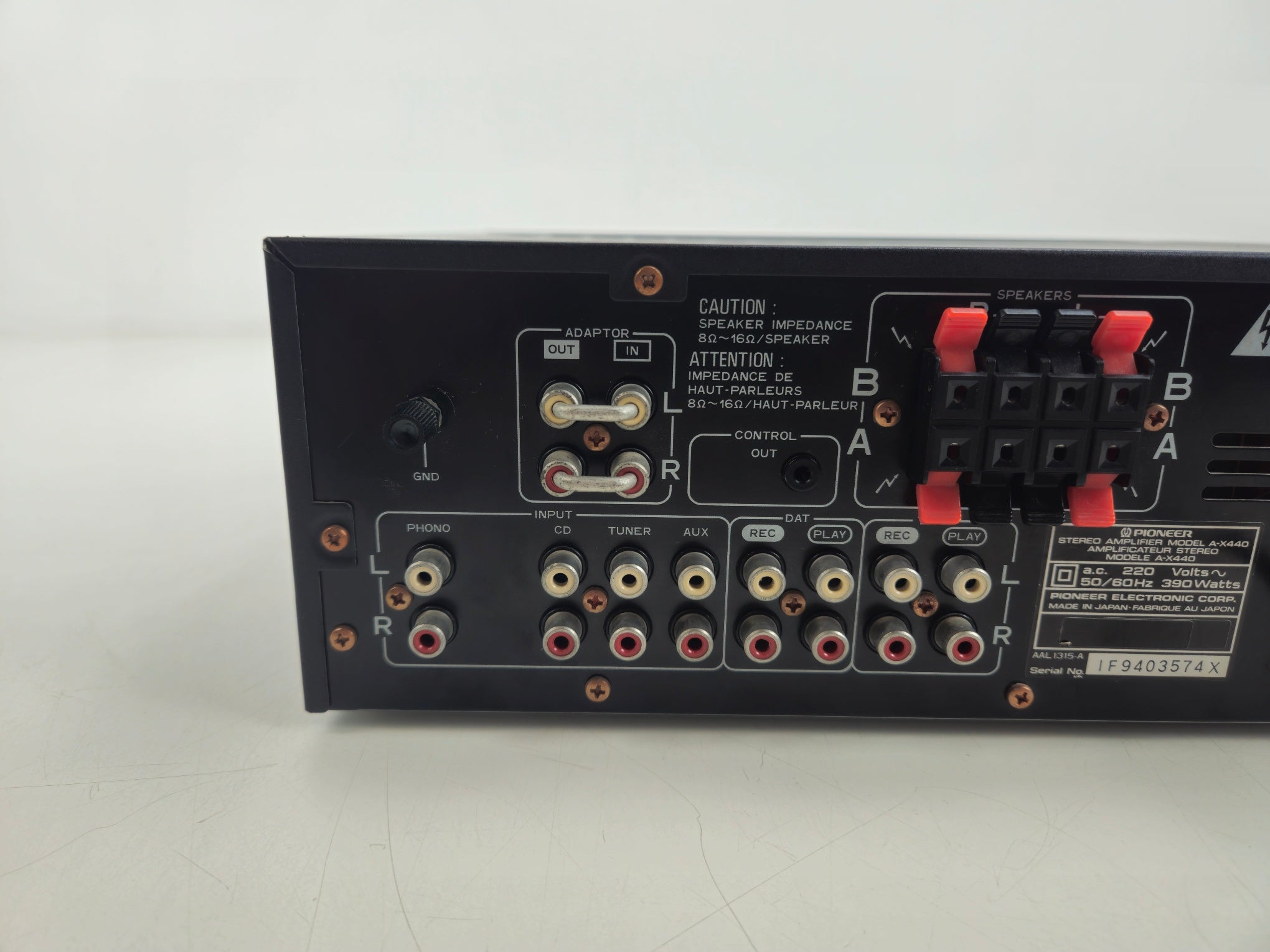Pioneer - A-X440 - Stereo Amplifier - Serviced