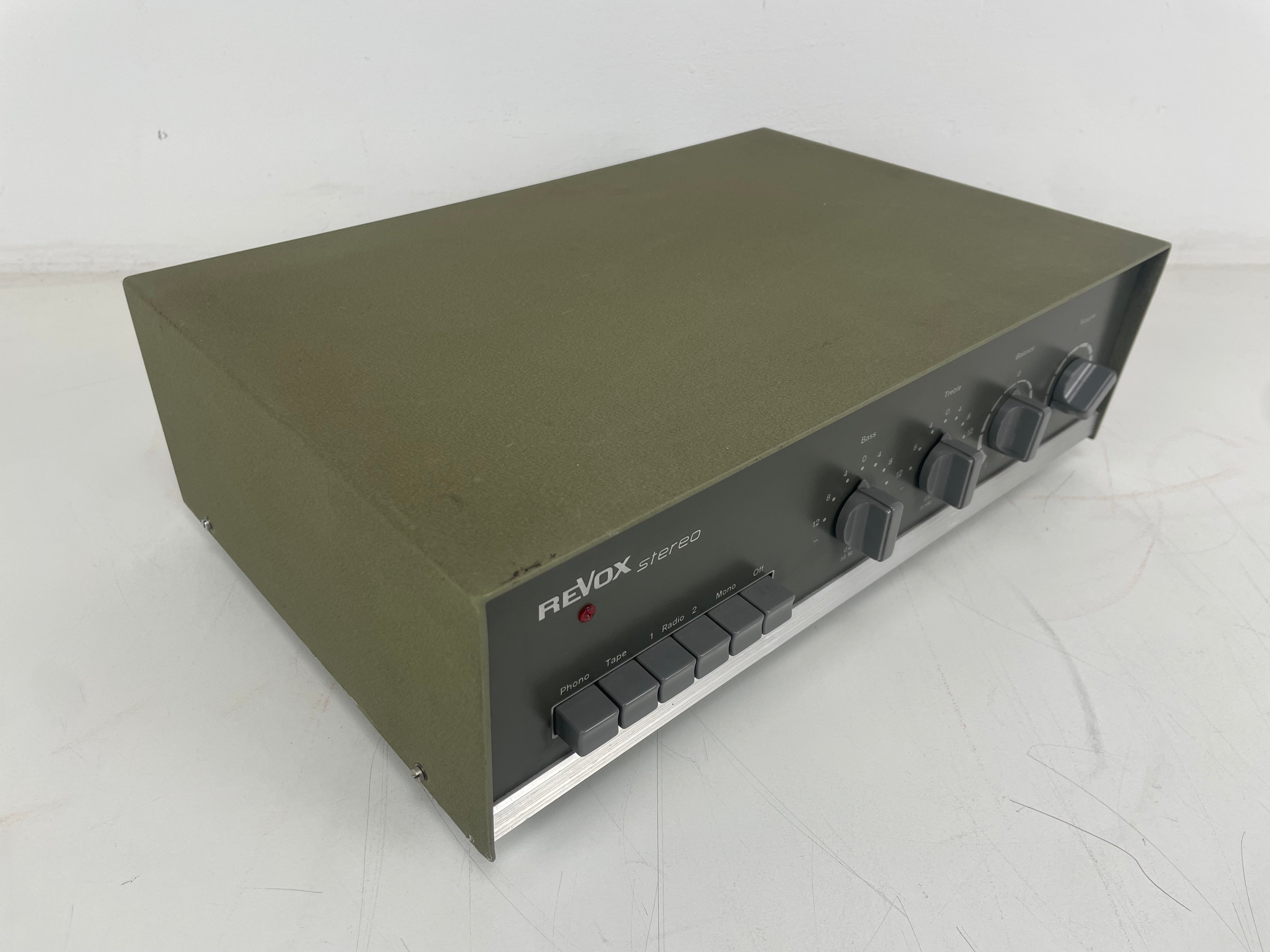 Revox - Modell 40 - Stereo Tube Amplifier - Serviced (Fuse Installed)