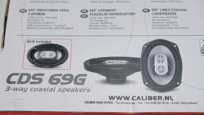 Caliber CDS 69G - 3-Way - Car Speakers