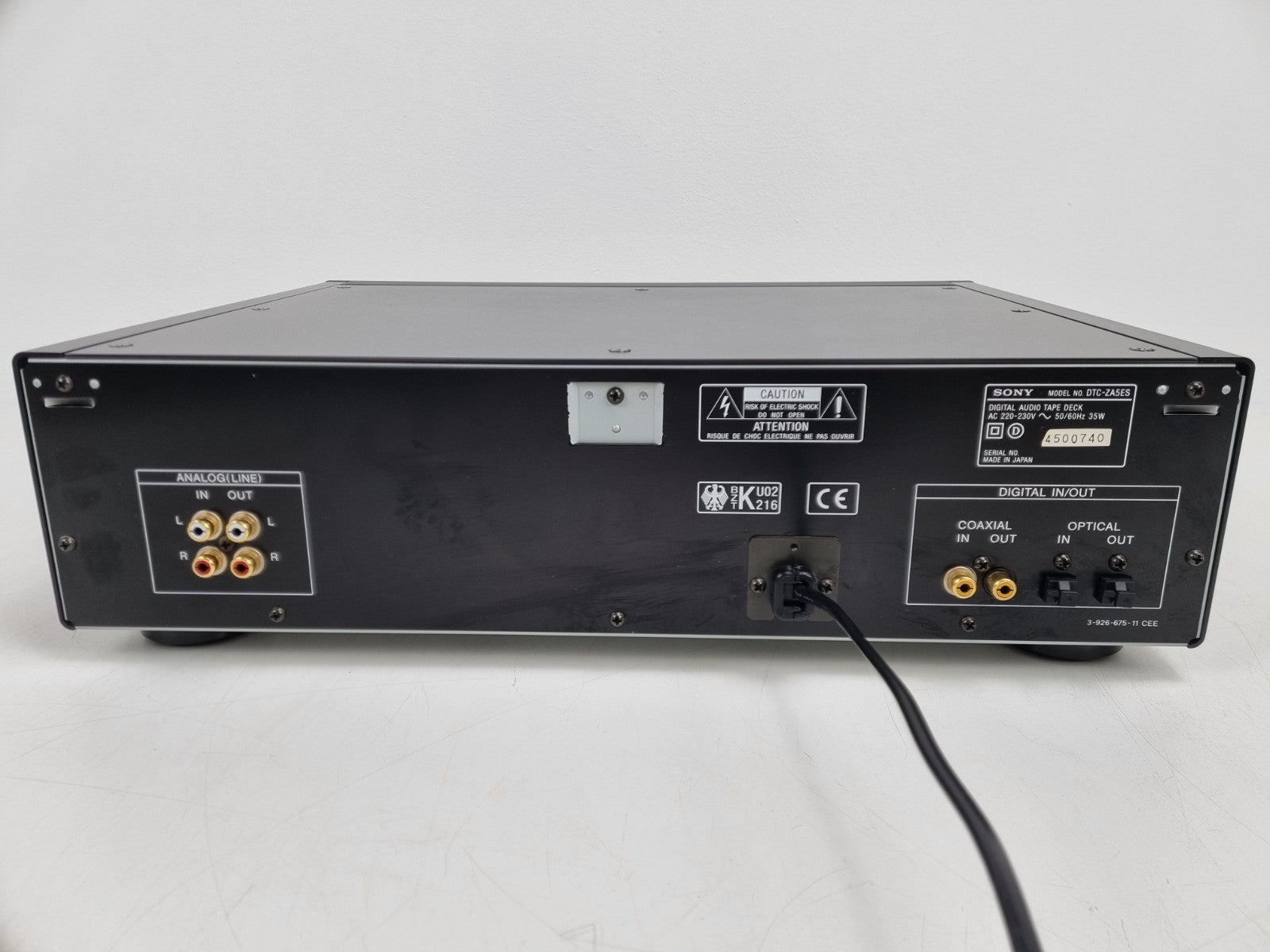 Sony DTC-ZA5ES digitale cassettedeck - Afstandsbediening - Handleiding - Eerste eigenaar