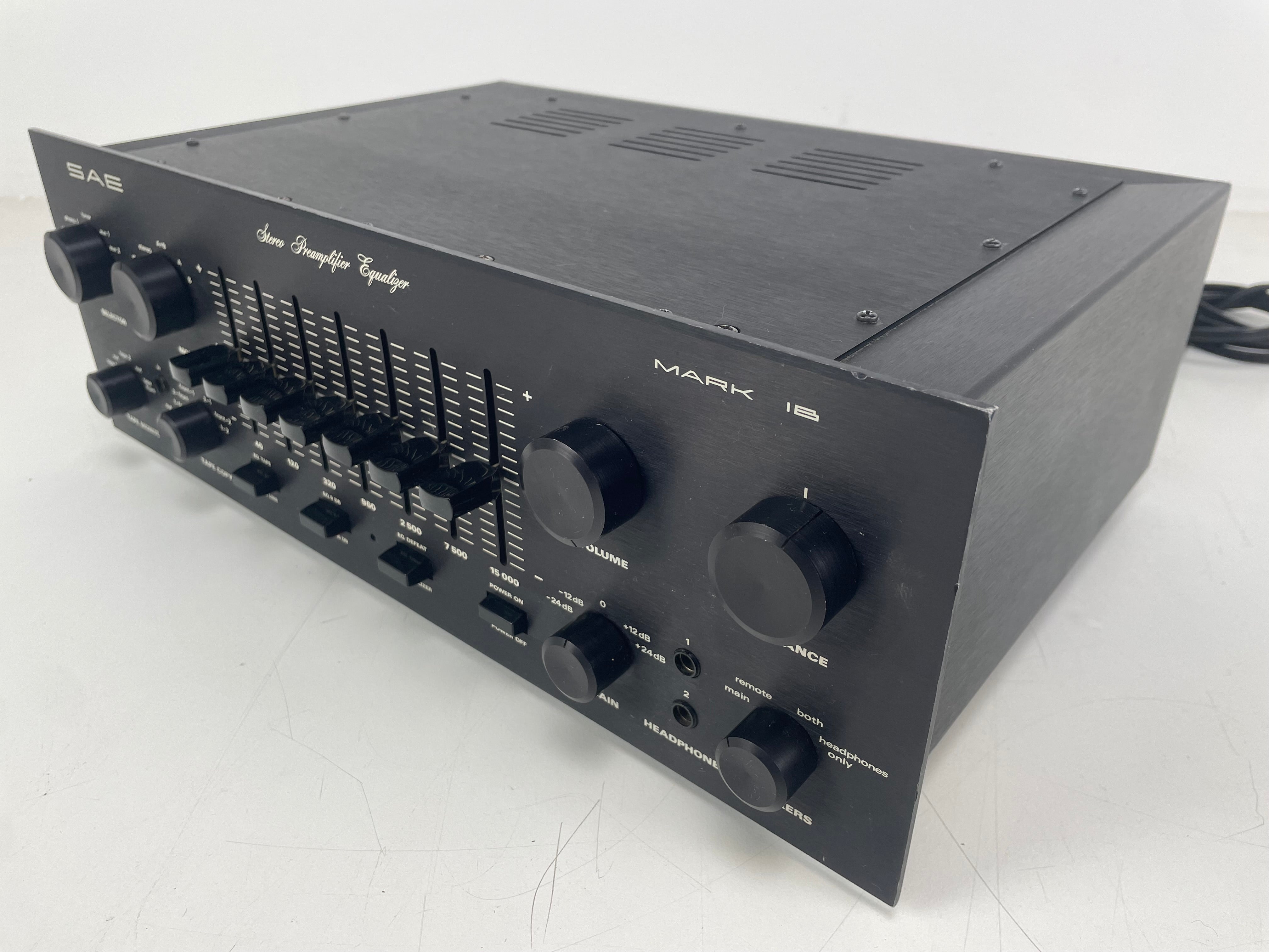 SAE - Mark 1B - Stereo Preamplifier Equalizer