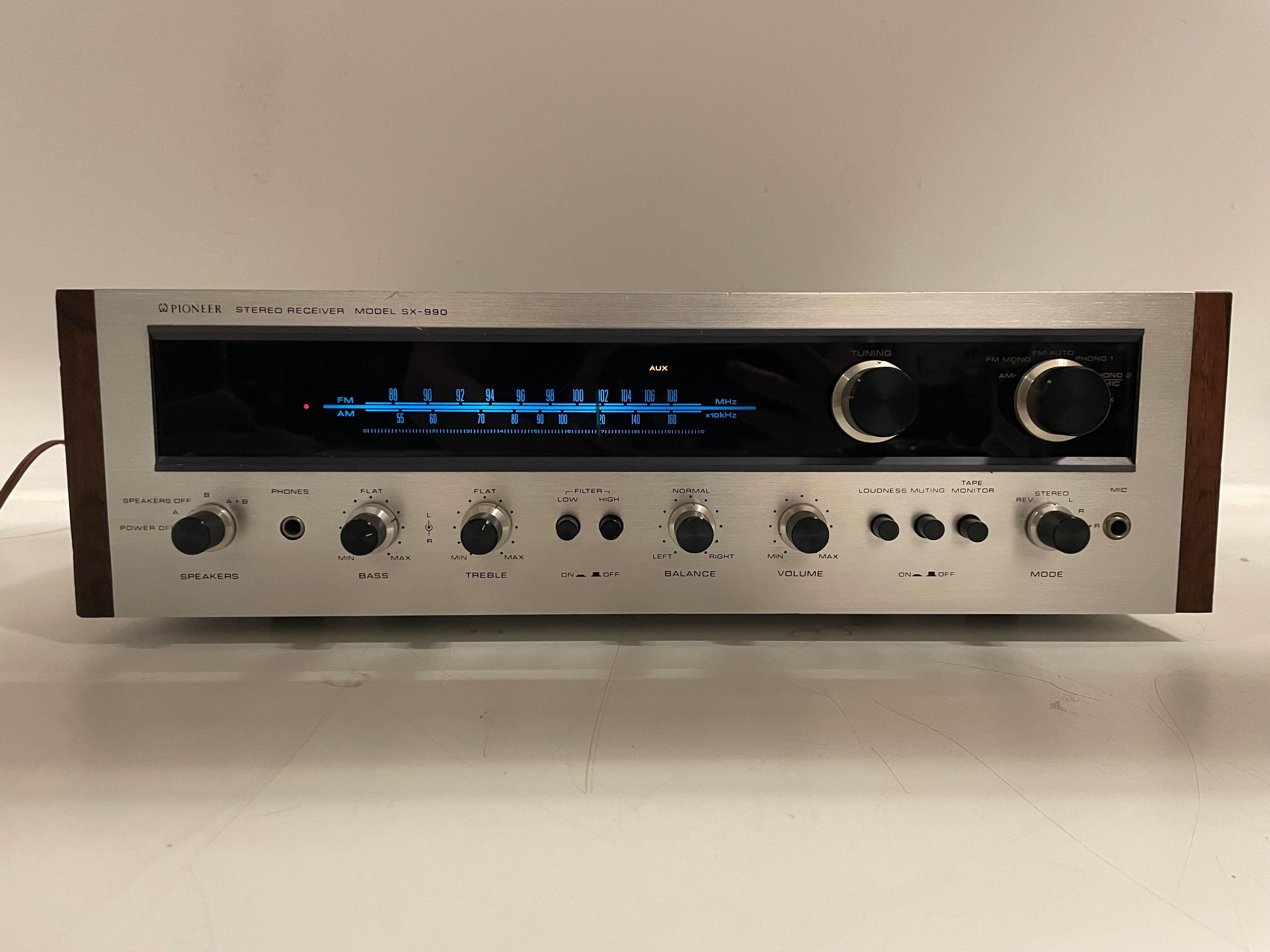 Pioneer - SX-990 - Stereo Receiver - Serviced (Repaired)