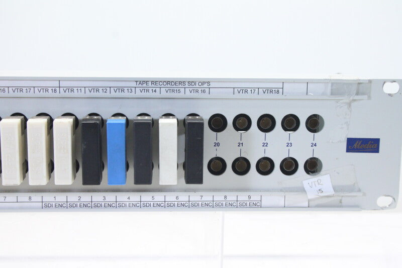 Media Coax Video Patch Panel 2x24 Channels