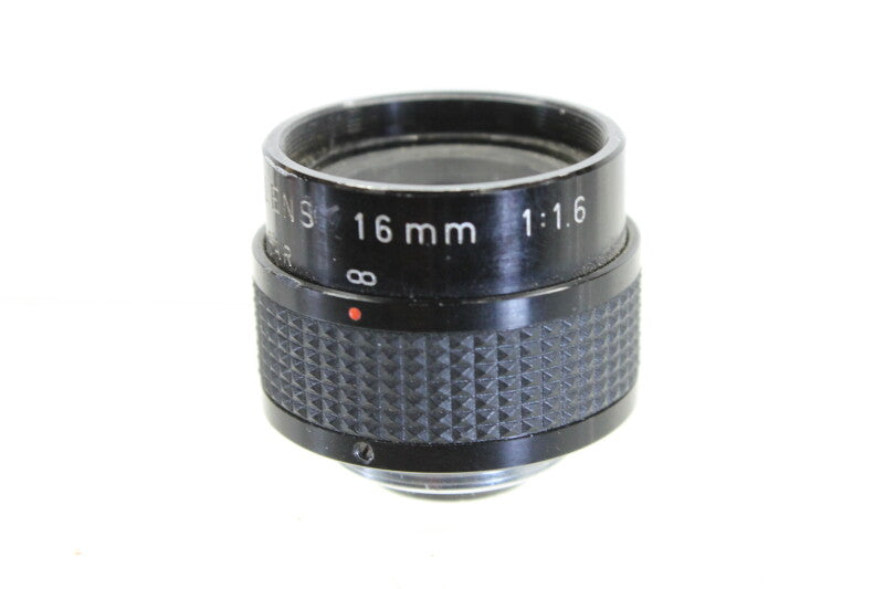 Cosmicar Mini-TV Lens 16mm - 1:1.6  Made in Japan