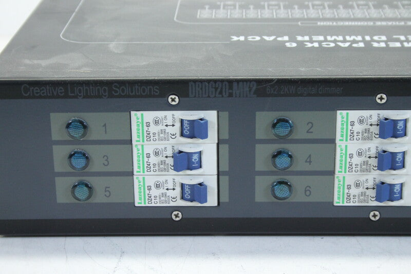 Creative Light Solutions DRD620 MK2 - 6x2.2KW Light Dimmer (No.3)