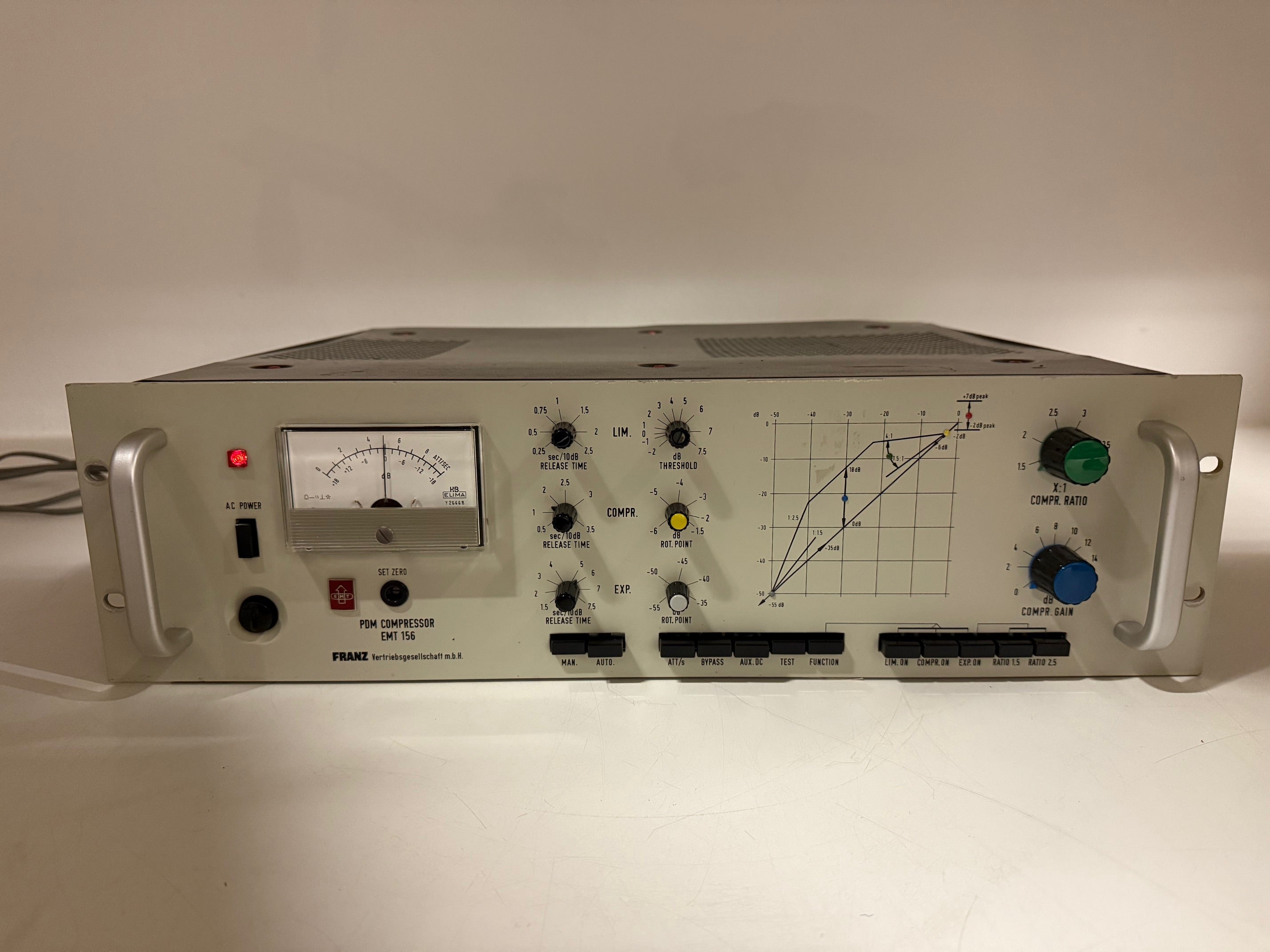 EMT PDM stereo Compressor EMT 156 with manuals - Fully Serviced