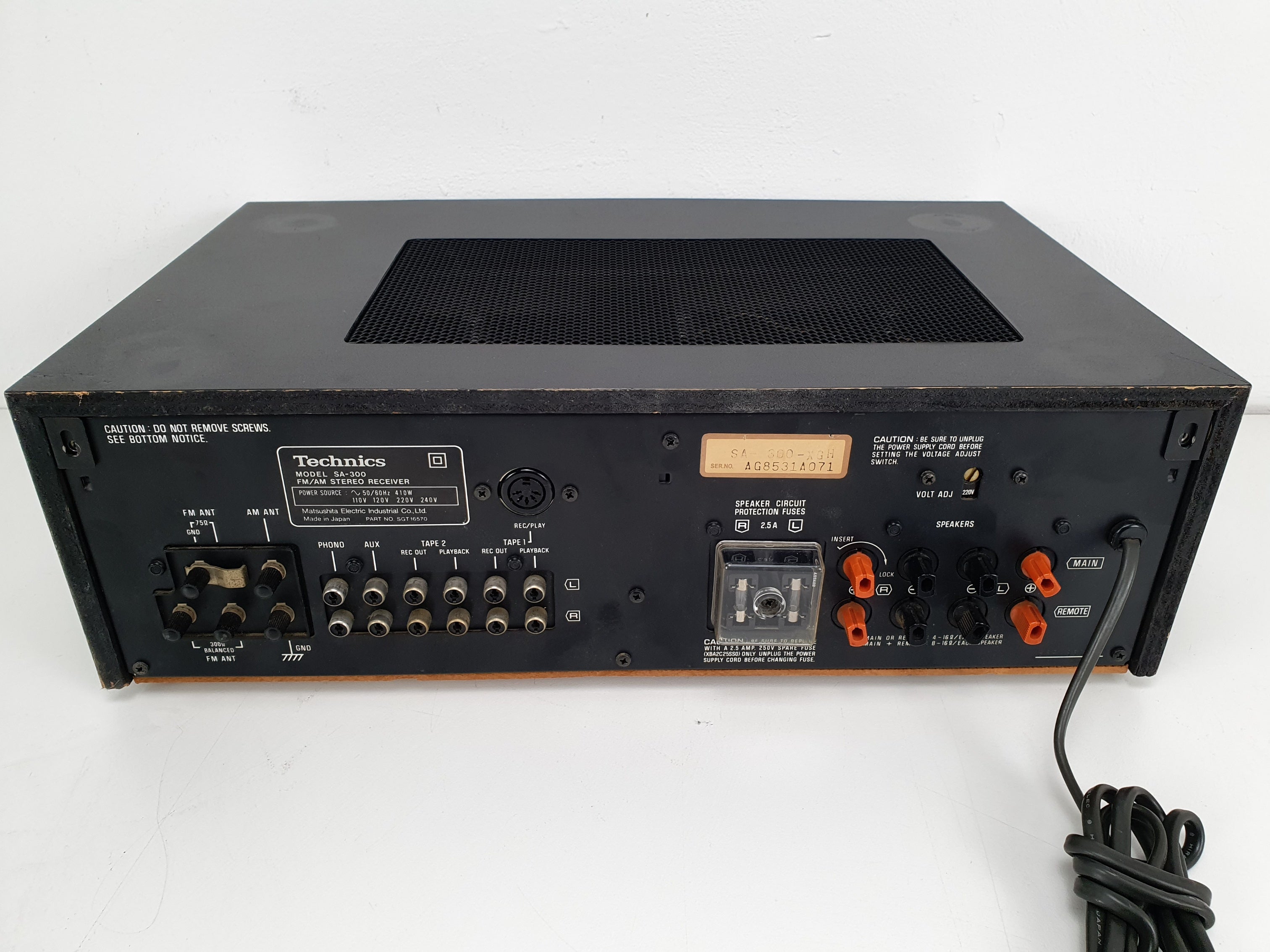 Technics SA-300 Stereo Receiver - Serviced/Recapped/Phonostage