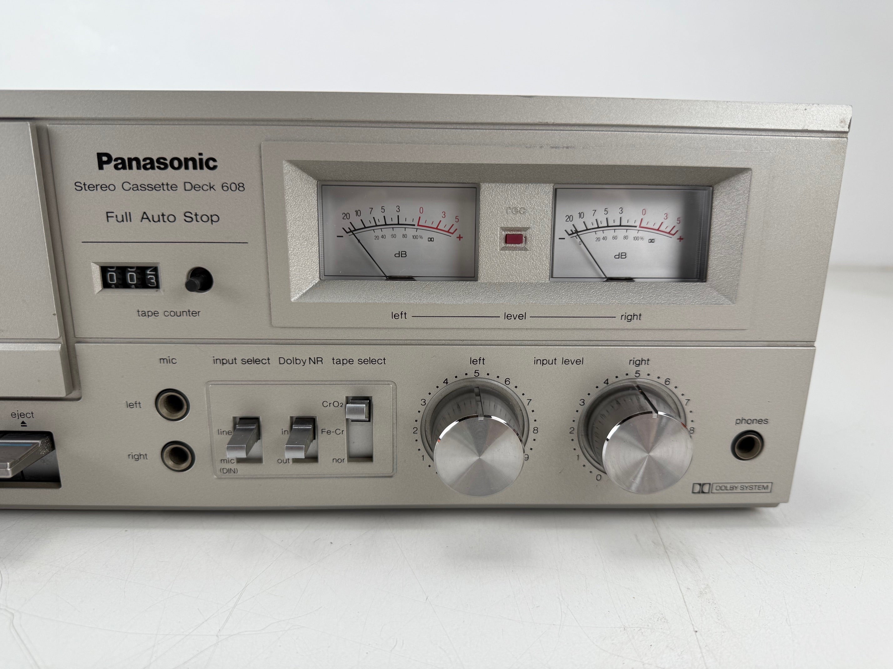 Panasonic RS-608 stereo cassettedeck - Onderhoud uitgevoerd