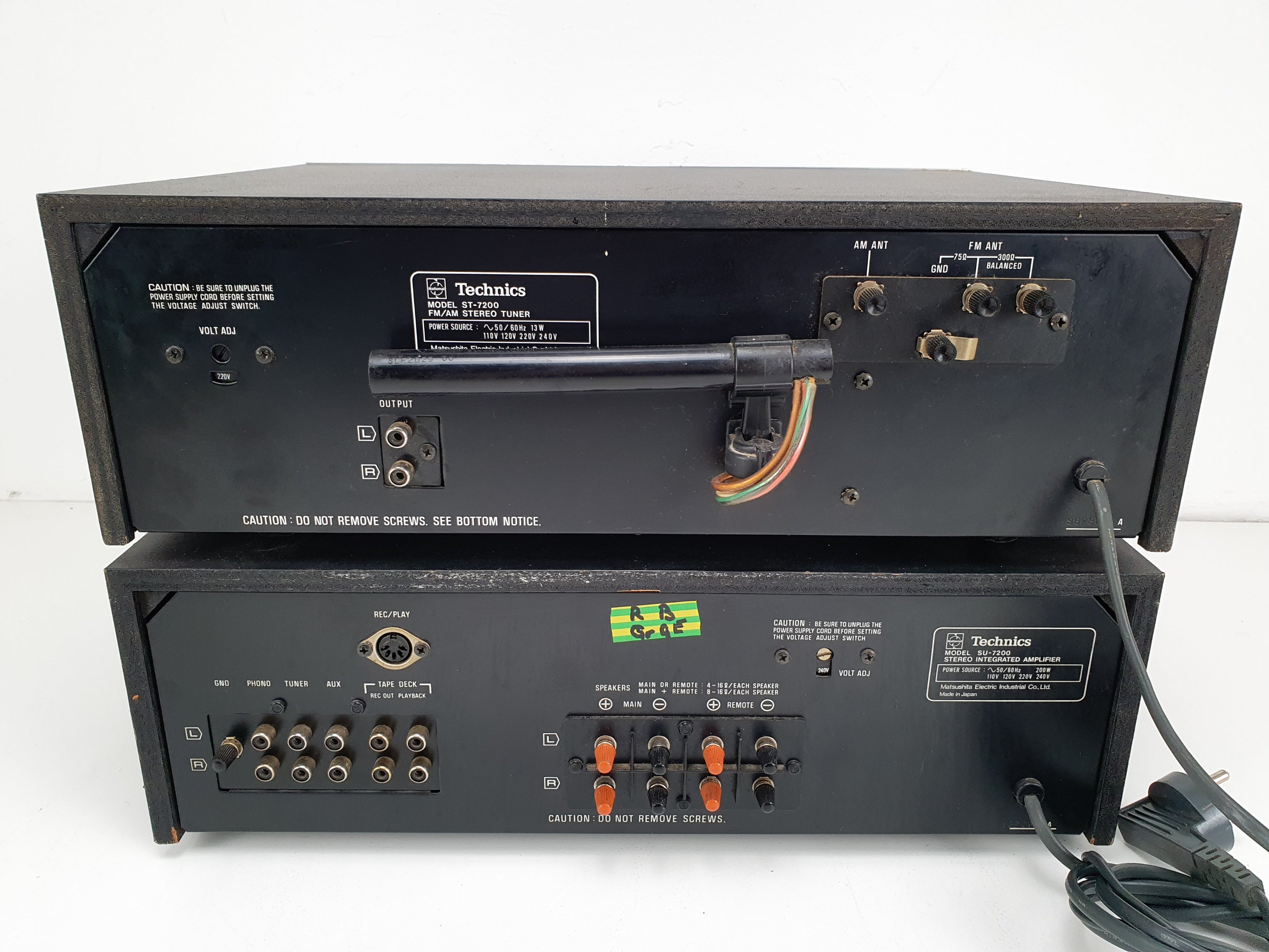 Technics ST-7200 tuner - SU-7200 geïntegreerde versterker - Mooie set