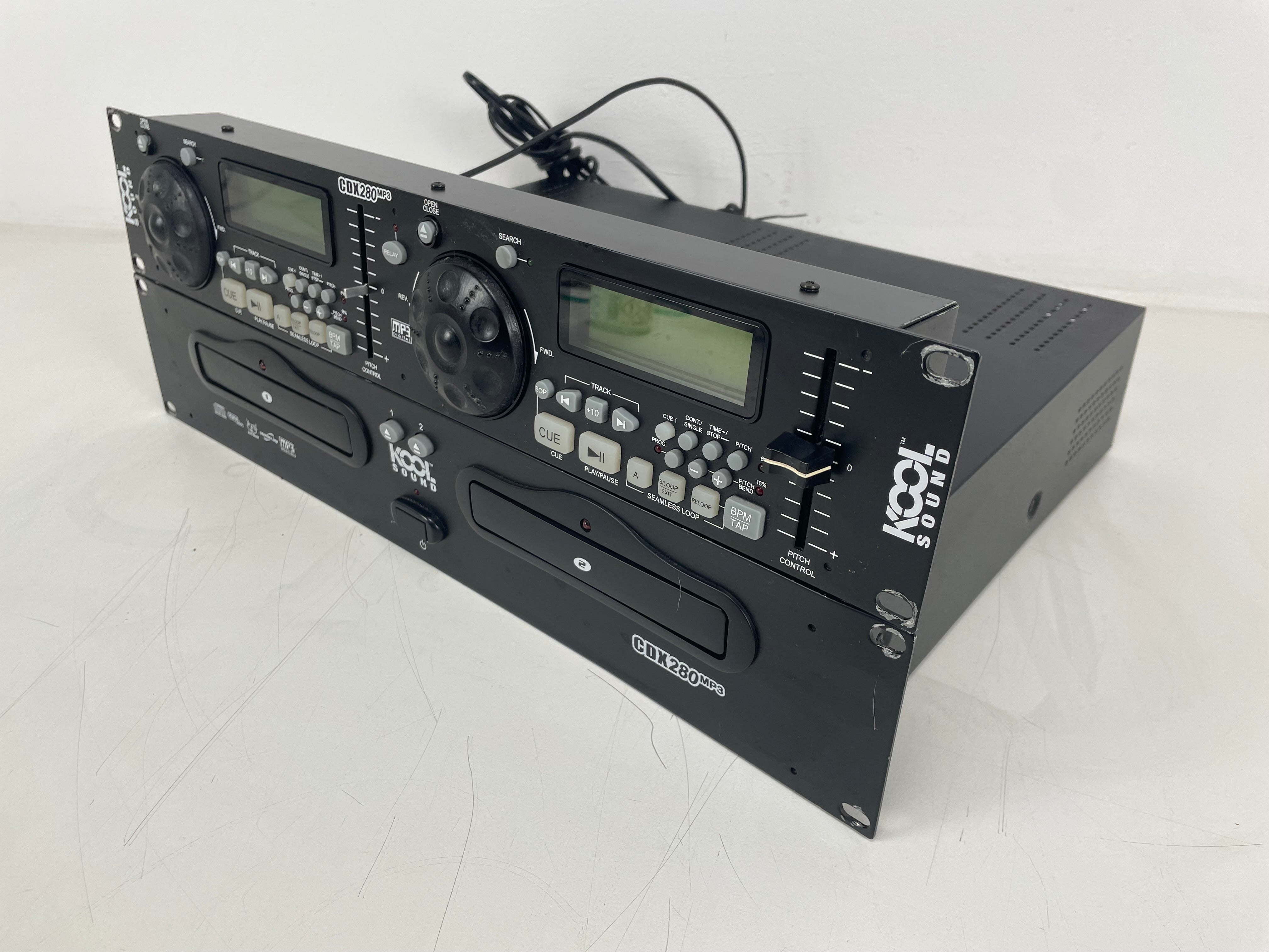 Kool Sound - CDX280mp3 - DJ Mixer - Rack-mount