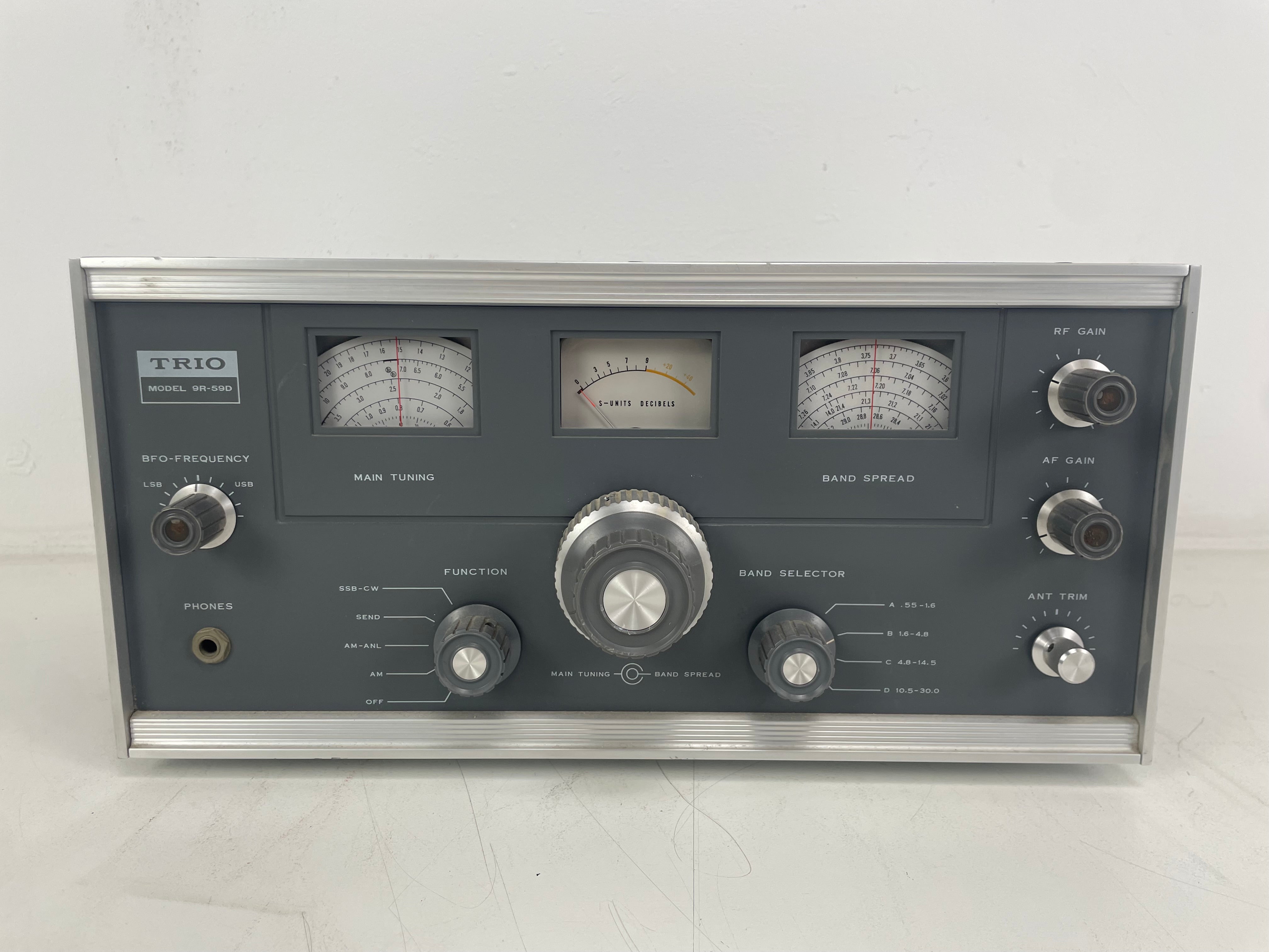Trio - 9R59D - Communications Receiver - As Is