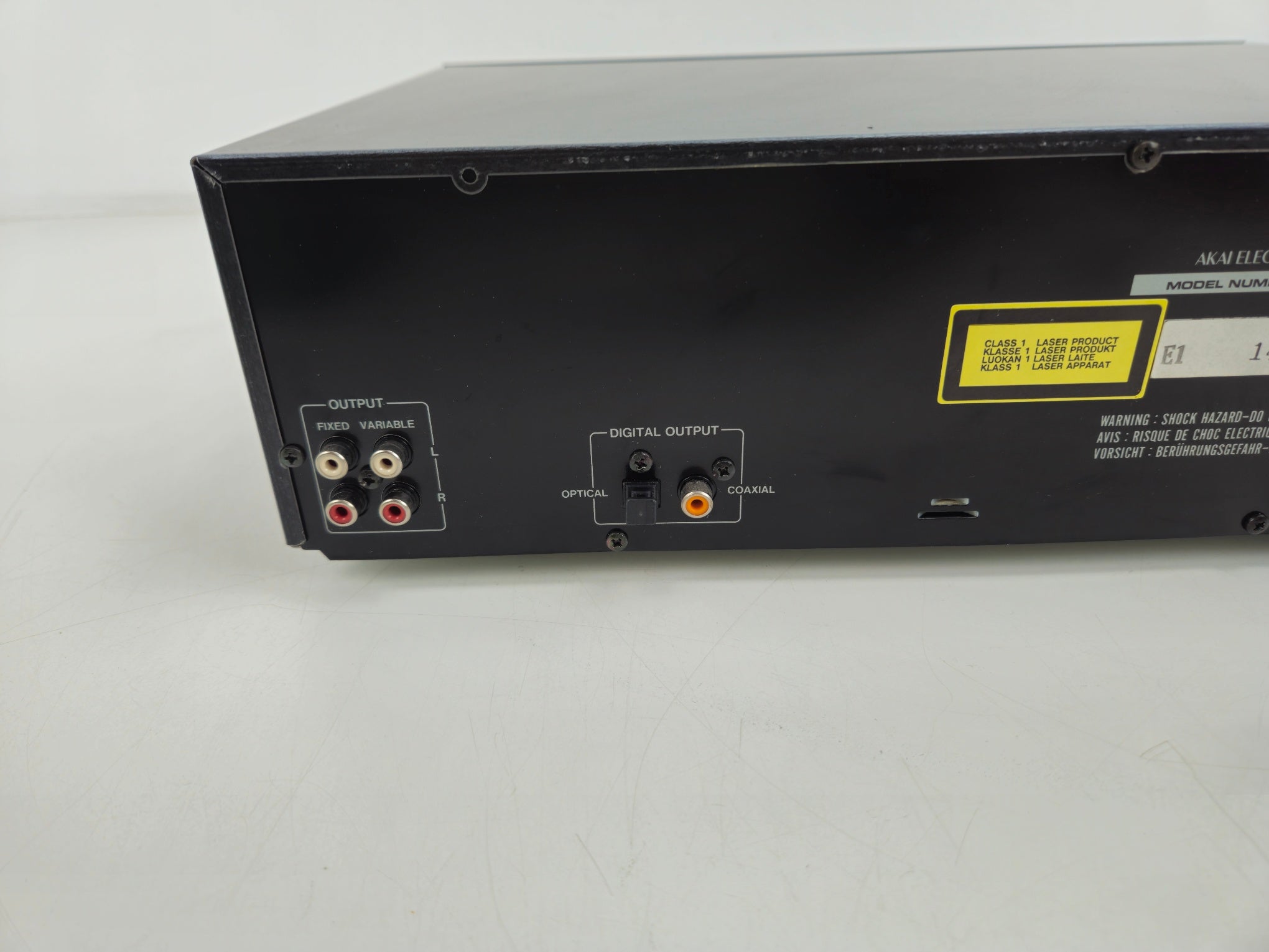 Akai - CD-57B - Compact Disc Player - Inc. Manual/Original Box/Remote - As New