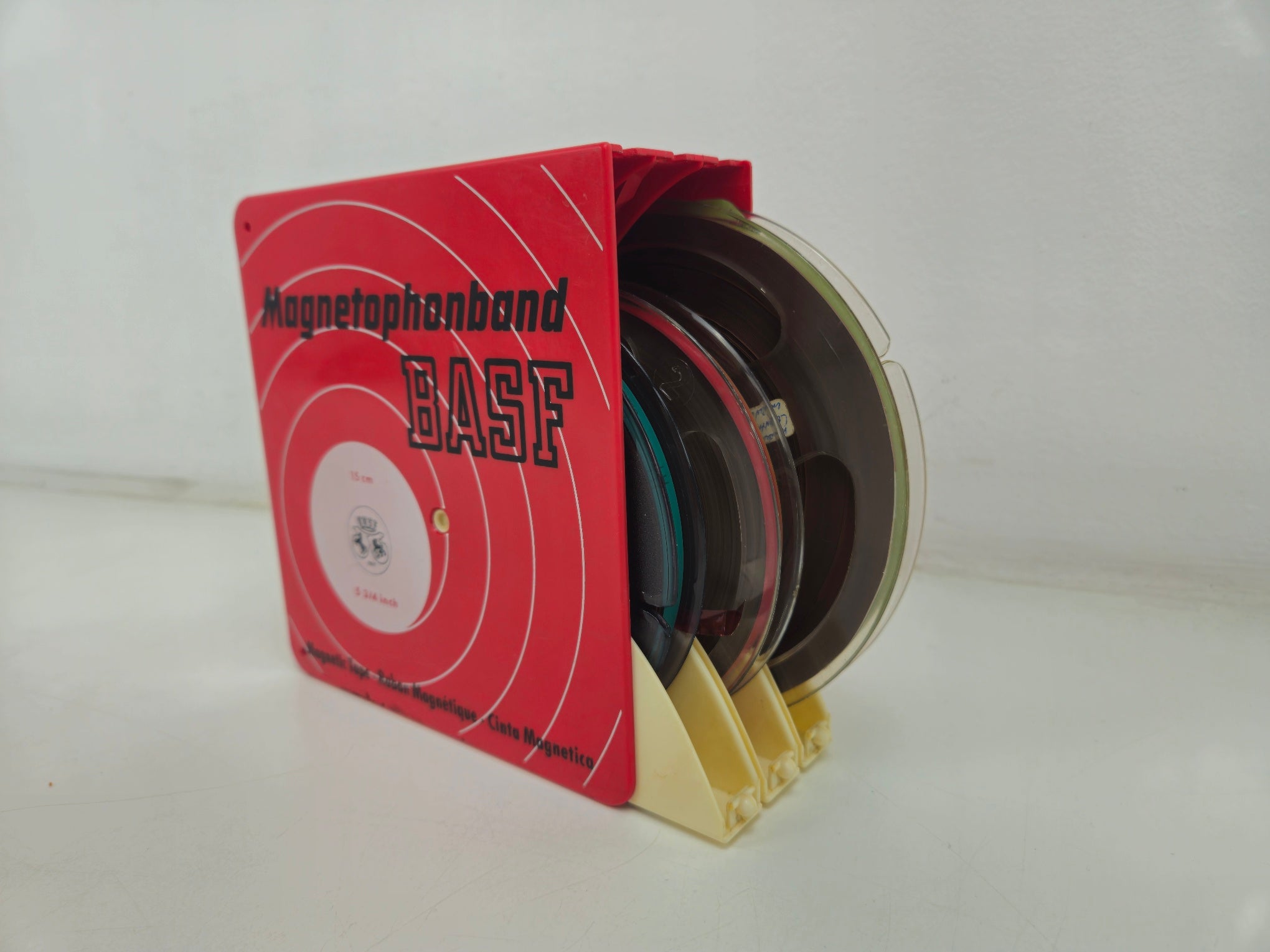 BASF - Magnetophonband - LGS 35 Long Play Reel Tape - In Red Plastic Box