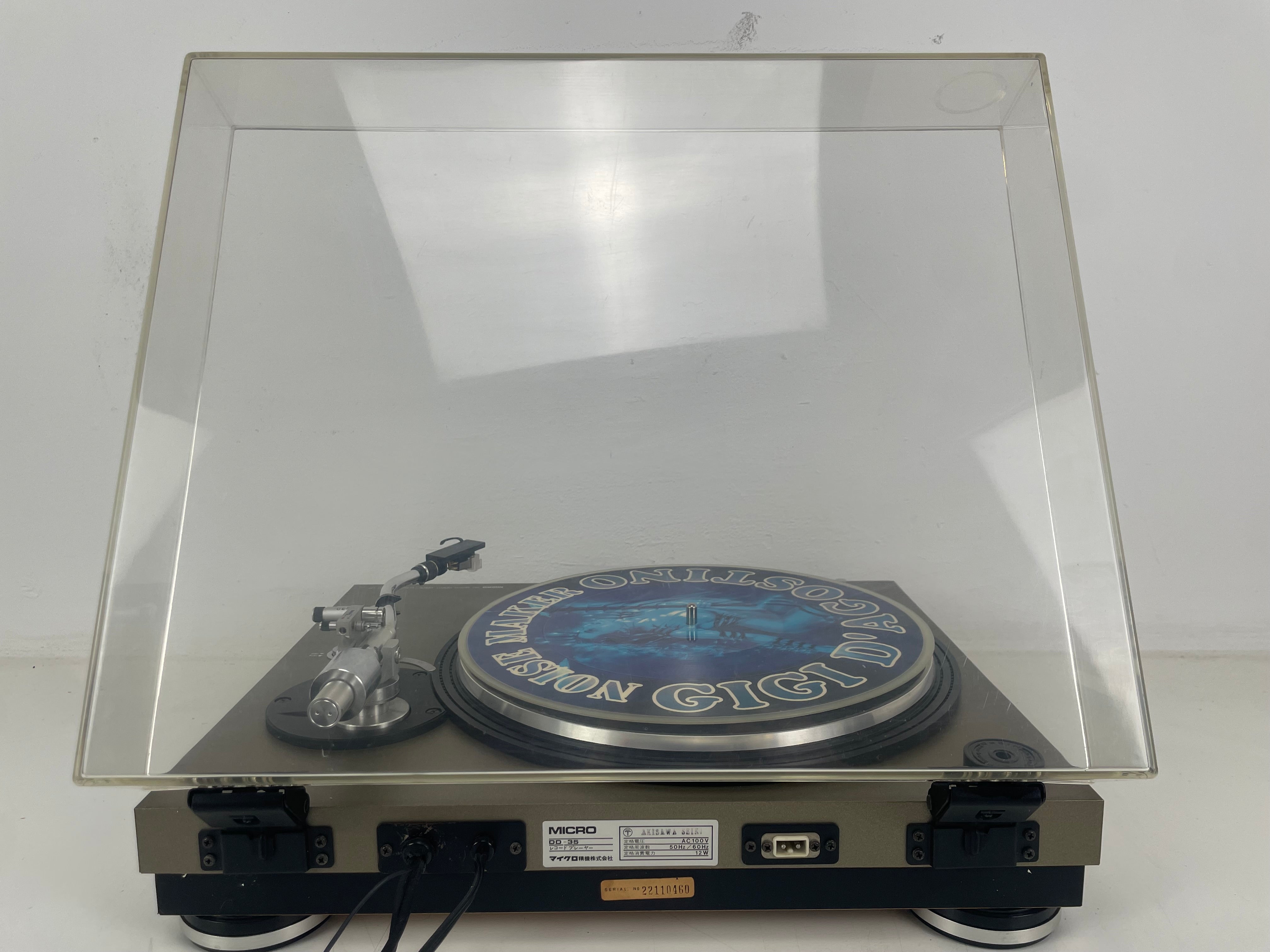 Micro Seiki - DD-35 - Turntable 110V! - Imported from Japan - Original Box & Manual