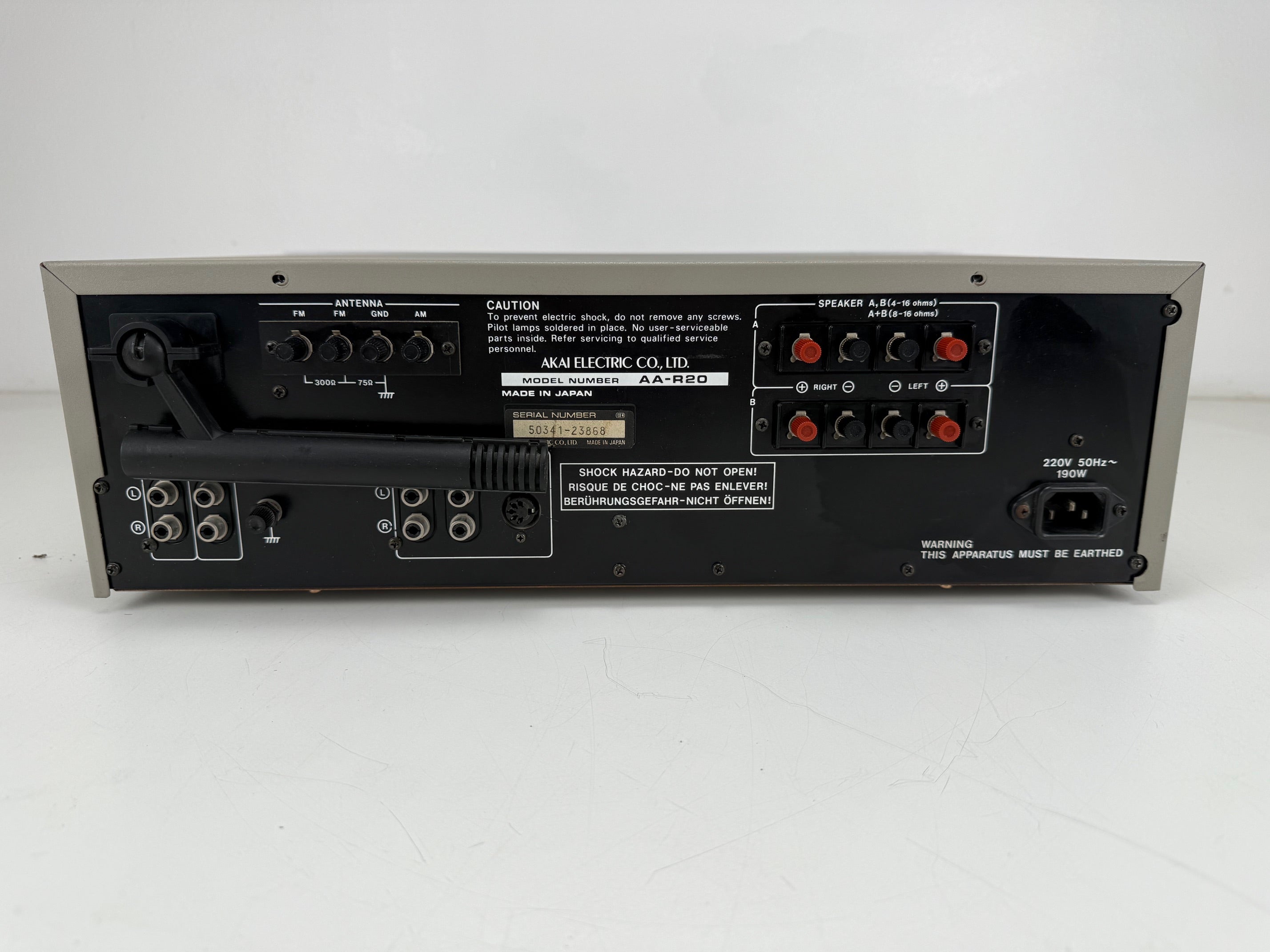 Akai AA-R20 Stereo Receiver - New lights