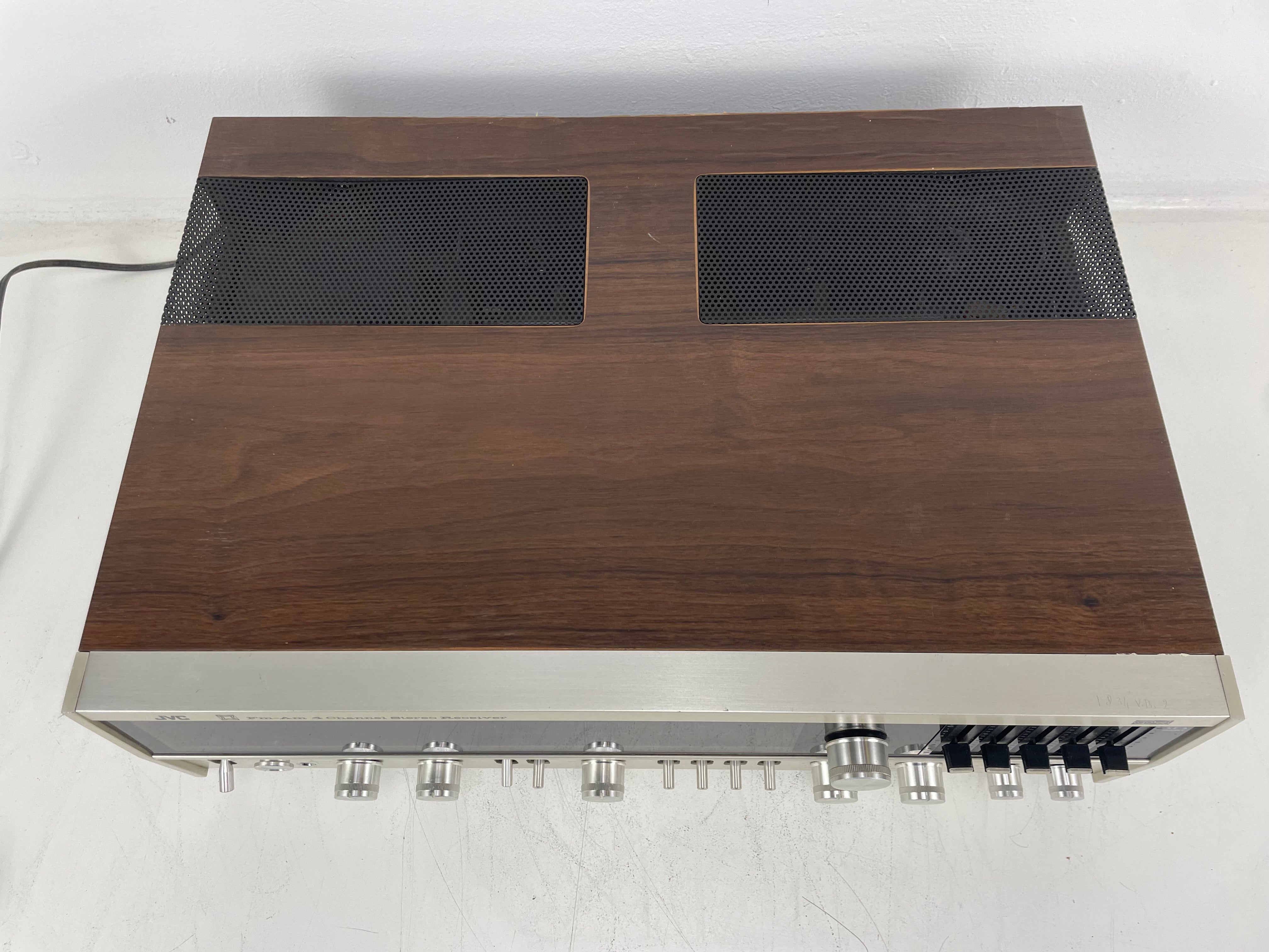 JVC - 4VR-54 4 6X - CD-4 Quadraphonic - 4 Channel Stereo Receiver - Serviced (Repaired)