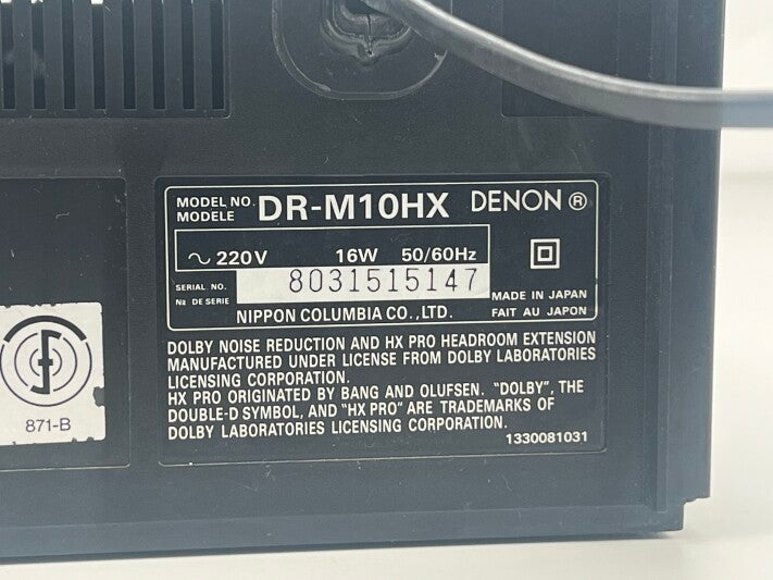 Denon DR-M10HX - Cassette Deck