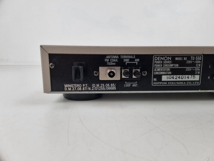 Denon - TU-550 AM/FM - Stereo Tuner