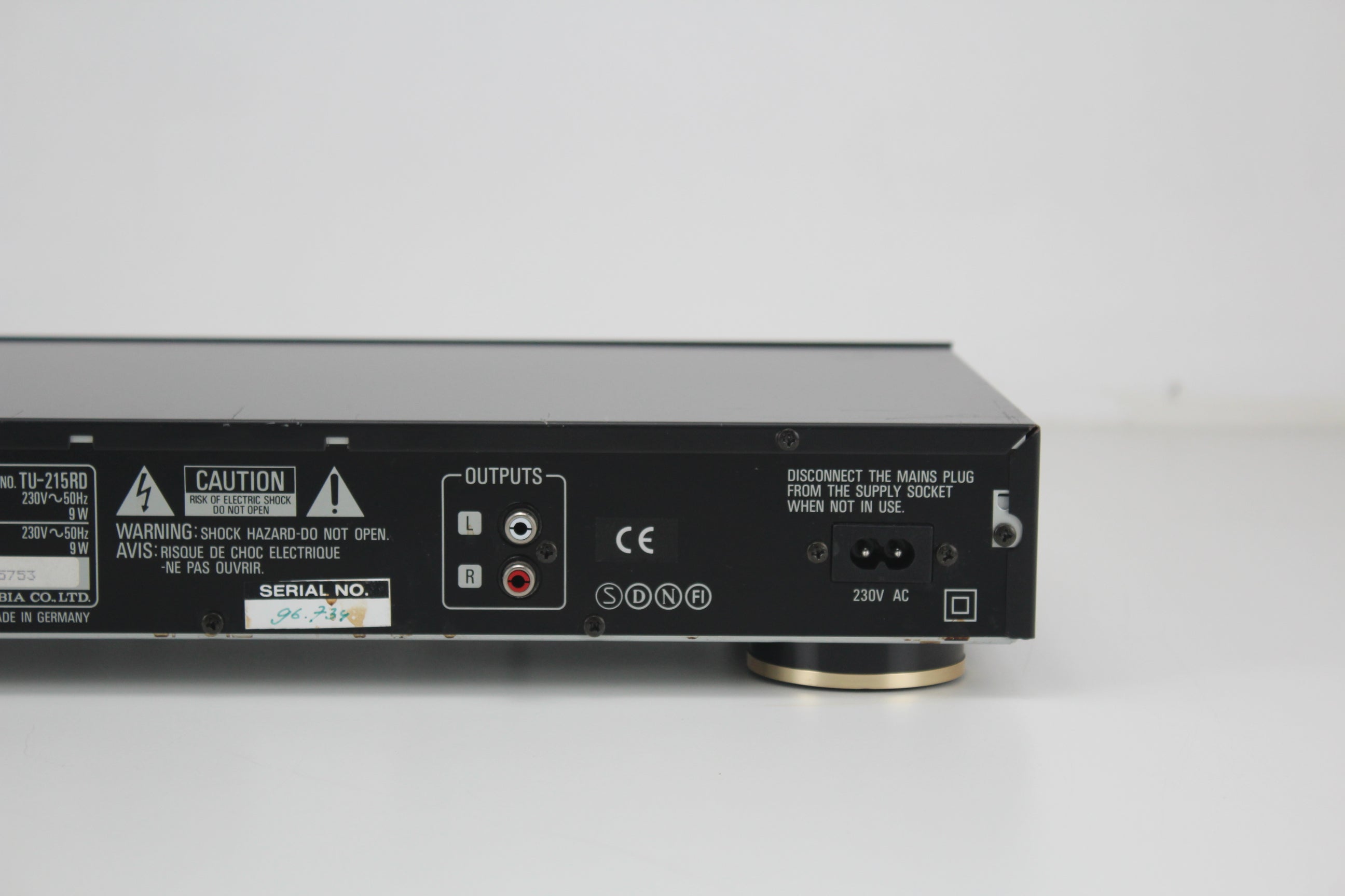Denon TU-215RD audiocomponent / AM/FM stereo tuner