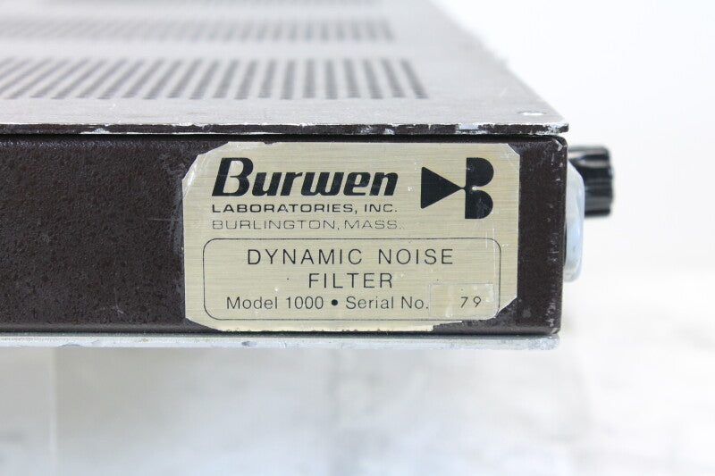 Burwen Dynamisch Ruisfilter Model 1000
