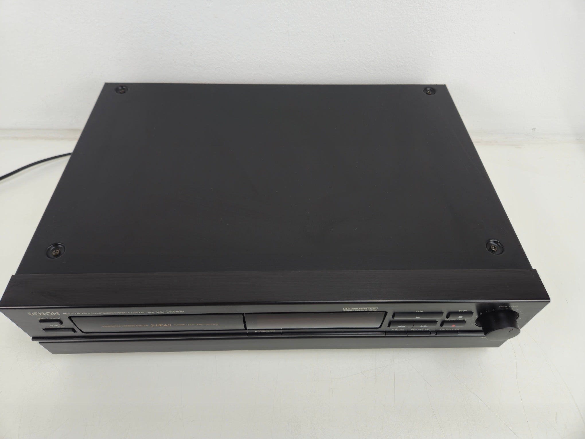 Denon - DRS-810 - Stereo 3 Head Cassette Deck - Horizontal Loading
