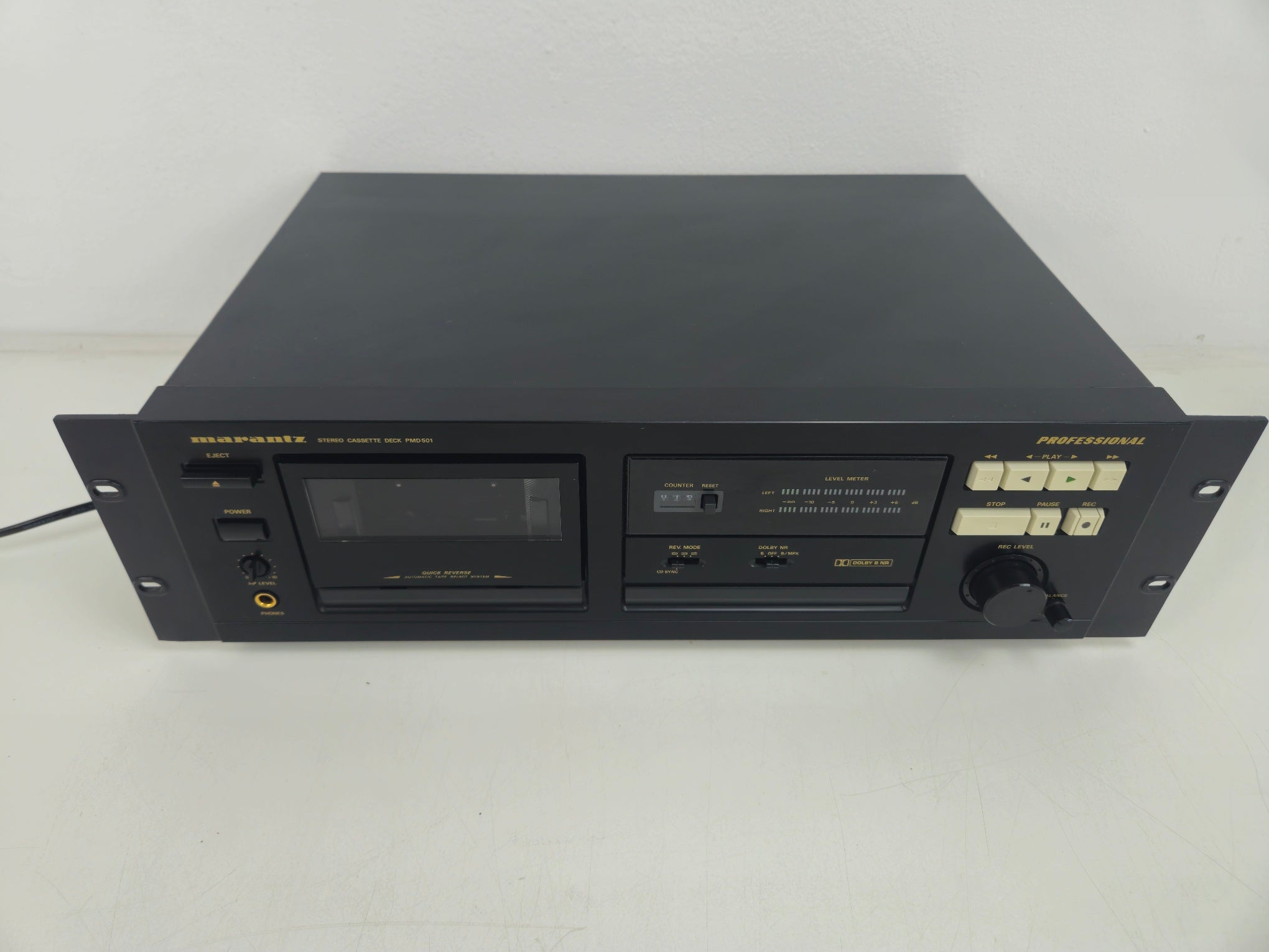 Marantz - PMD 501 - Cassette Deck - New belts - Rack-mount