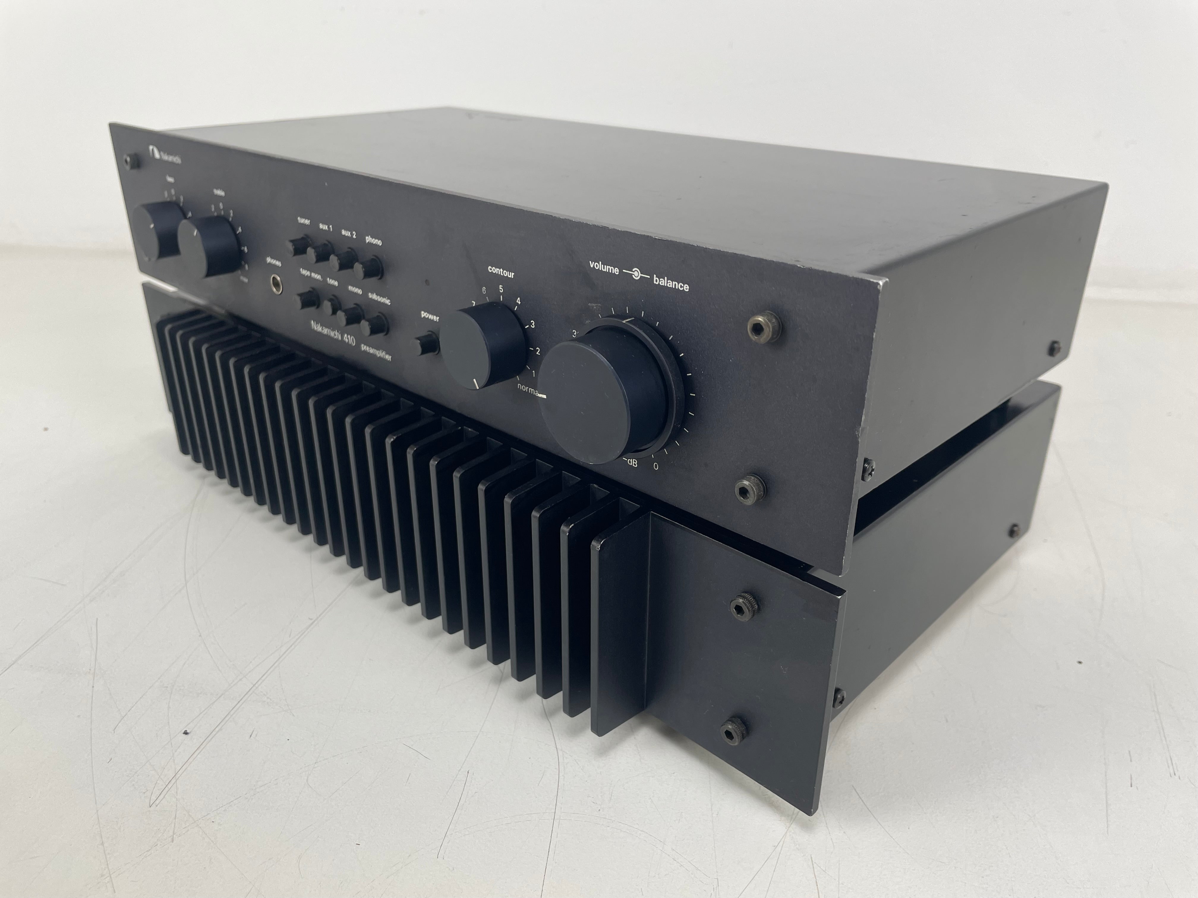 Nakamichi - 410/420 - Pre/Power-Amplifier Set - Serviced