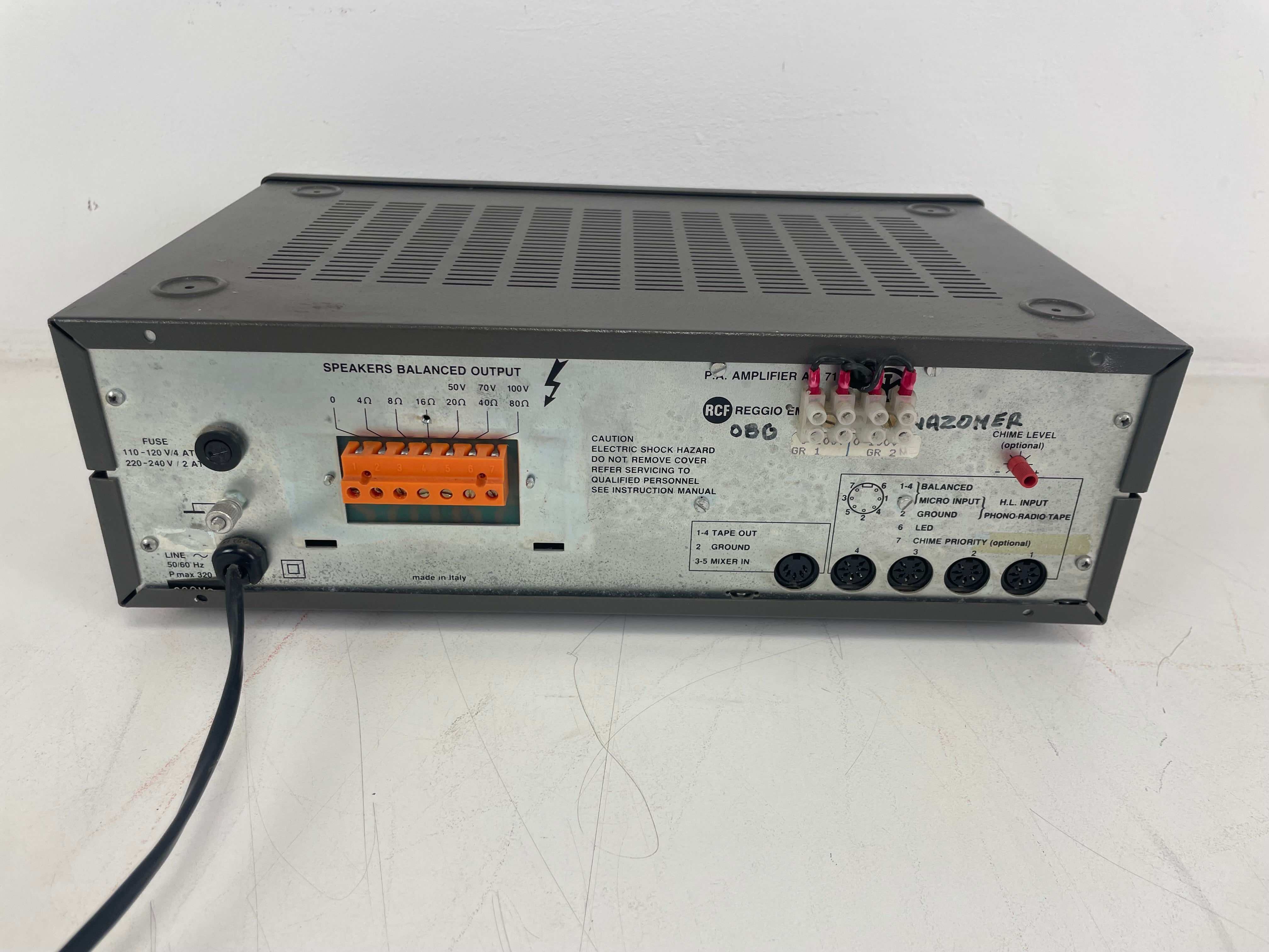 RCF - PA Amplifer - AM 7120