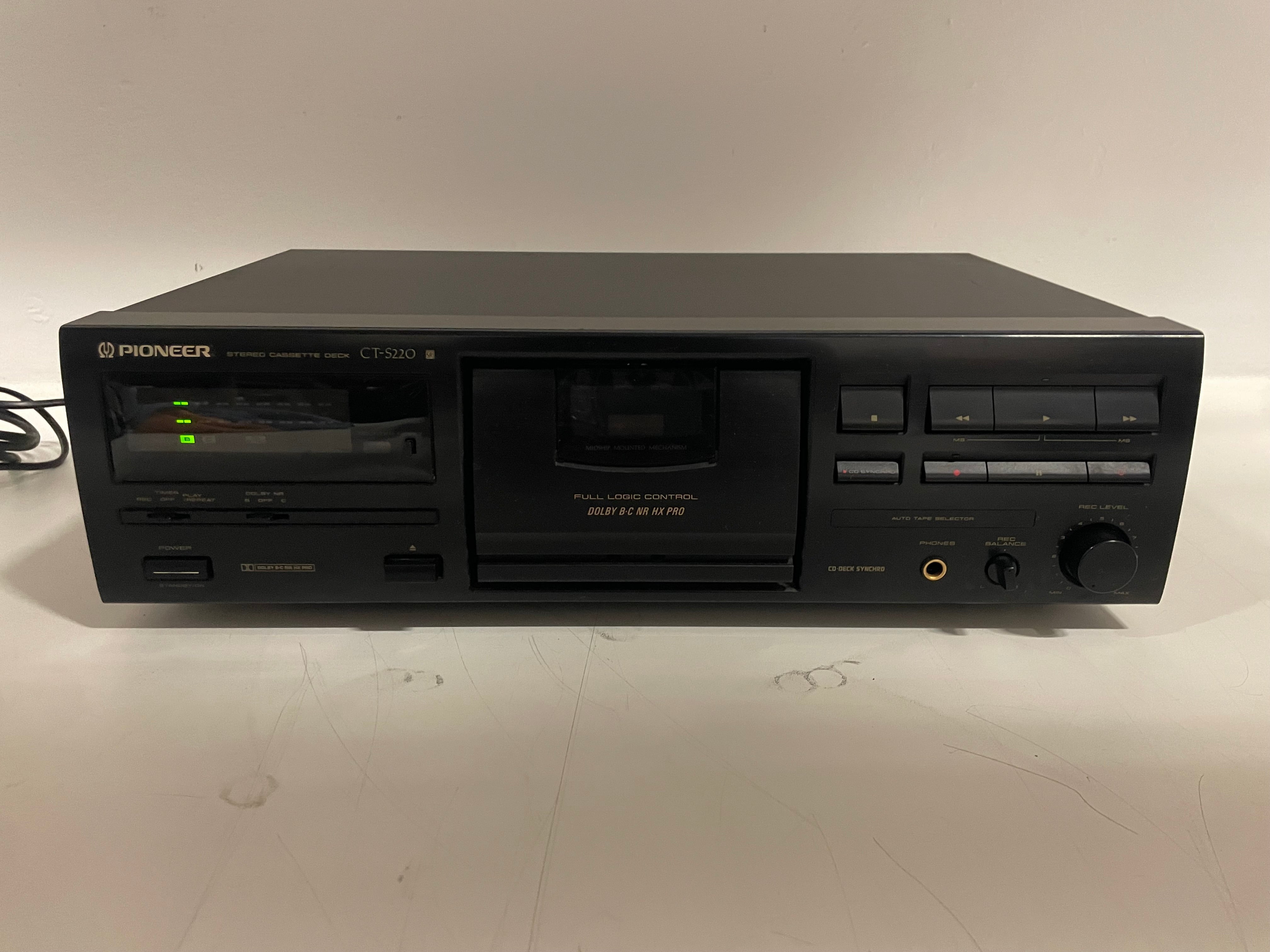 Pioneer - CTS220 - Stereo Cassette Deck - Serviced (New Belts)