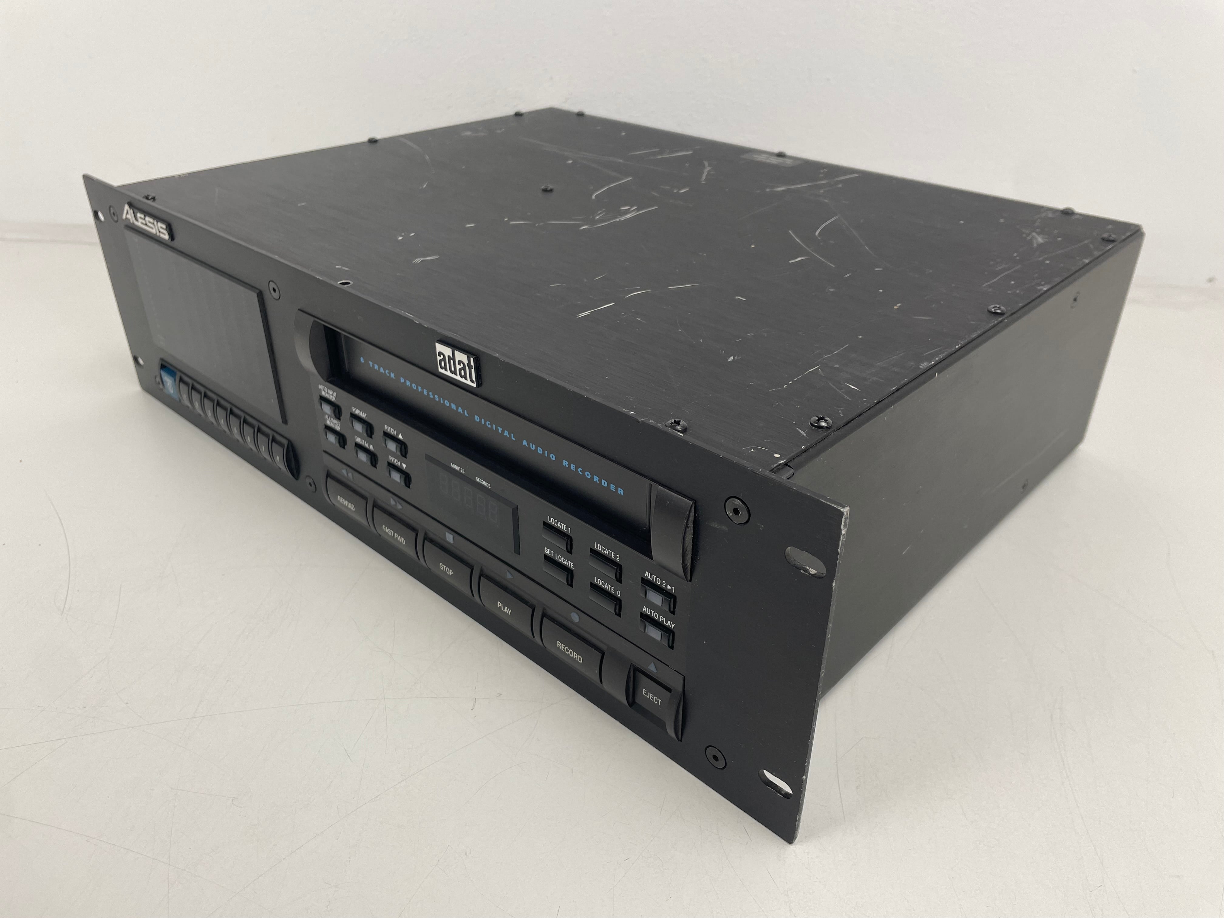 Alesis - 8 Track Professional Digital Audio Recorder - ADAT Recorder - Inc. Remote - Online As Is