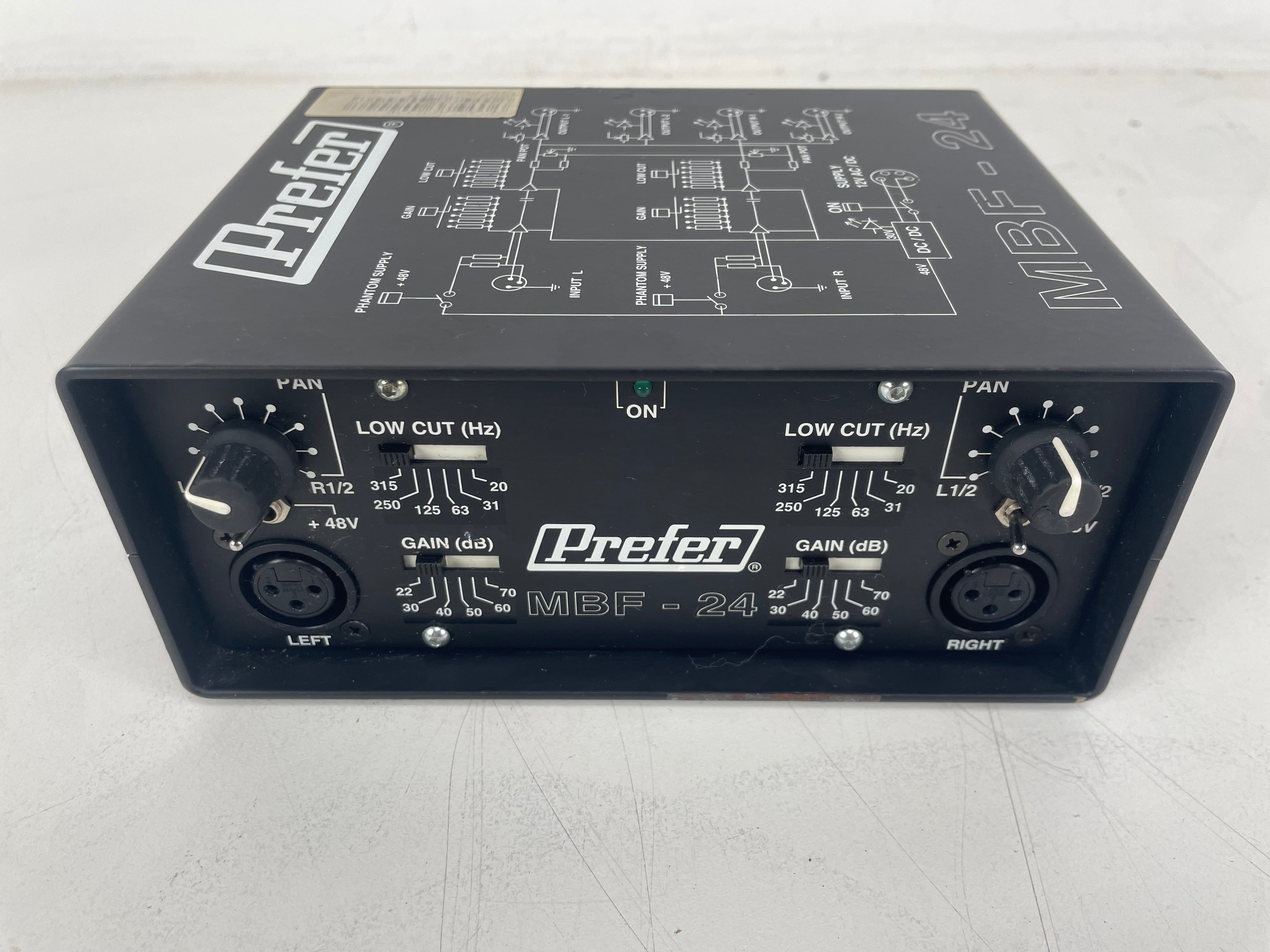 Prefer - MBF-24 - Channel Audio Distribution Amplifier