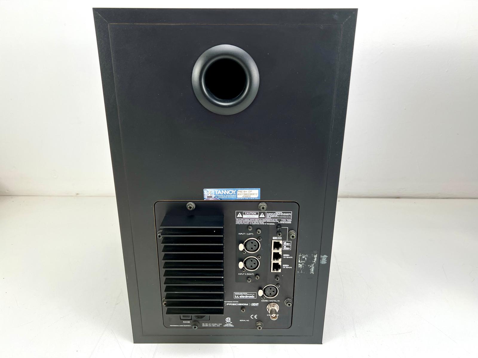 Tannoy PRECISION 8 IDP Nearfield Monitors Pair and TS112 12" Network Subwoofer