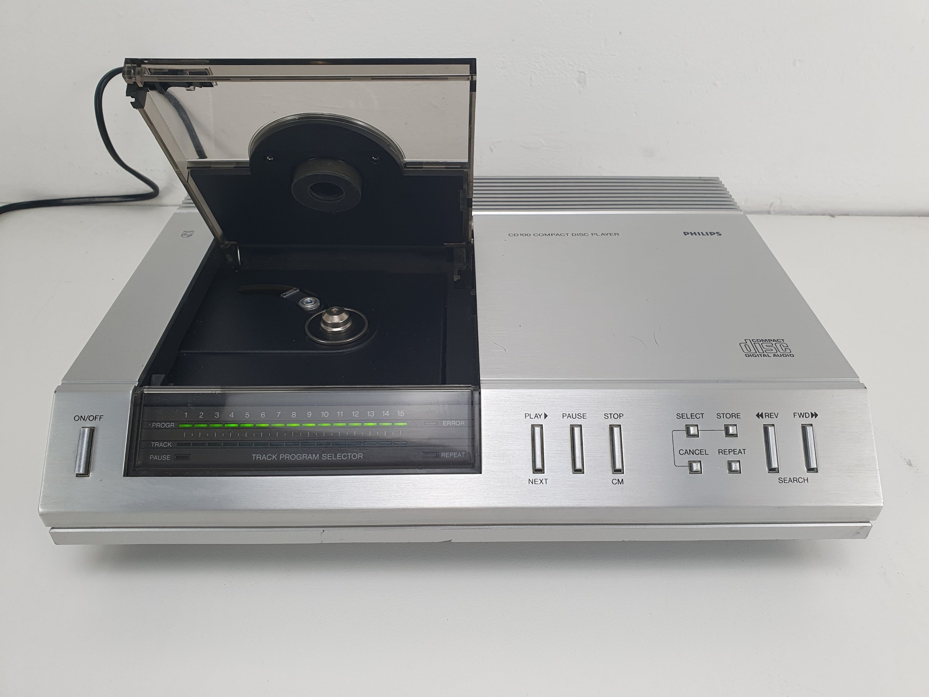 Philips CD100 CD player - Made in Holland- Serviced