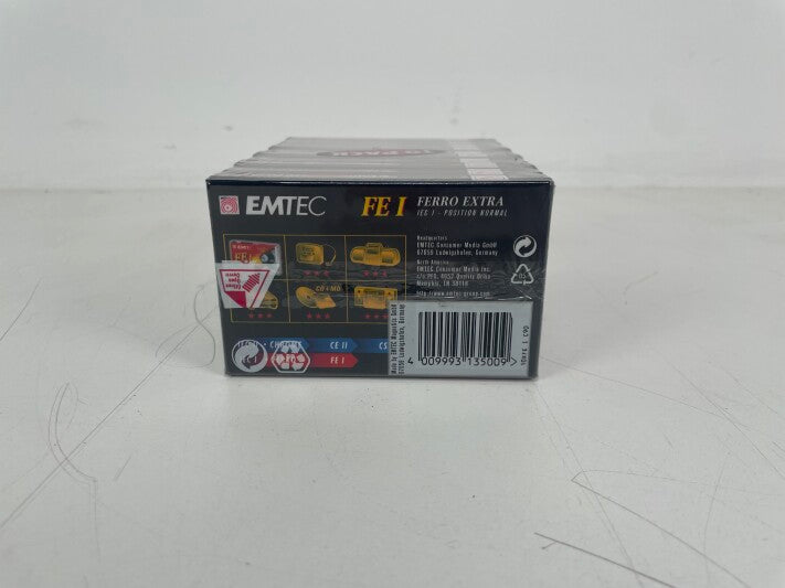 EMTEC FE1 / IEC I - 90 - Cassette Tapes – 10 Pack – New Old Stock