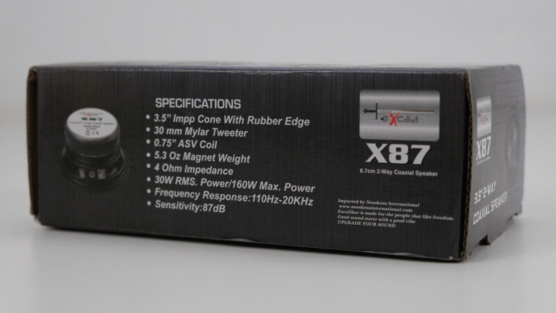 Excaliber X 87 - 2-Way - Car Speakers
