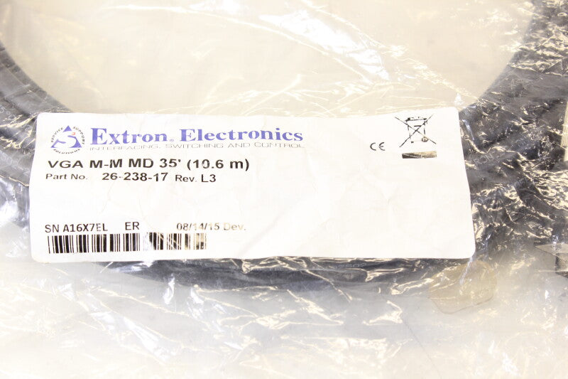 Extron Electronics Male Male VGA Cable 10,6 Meter