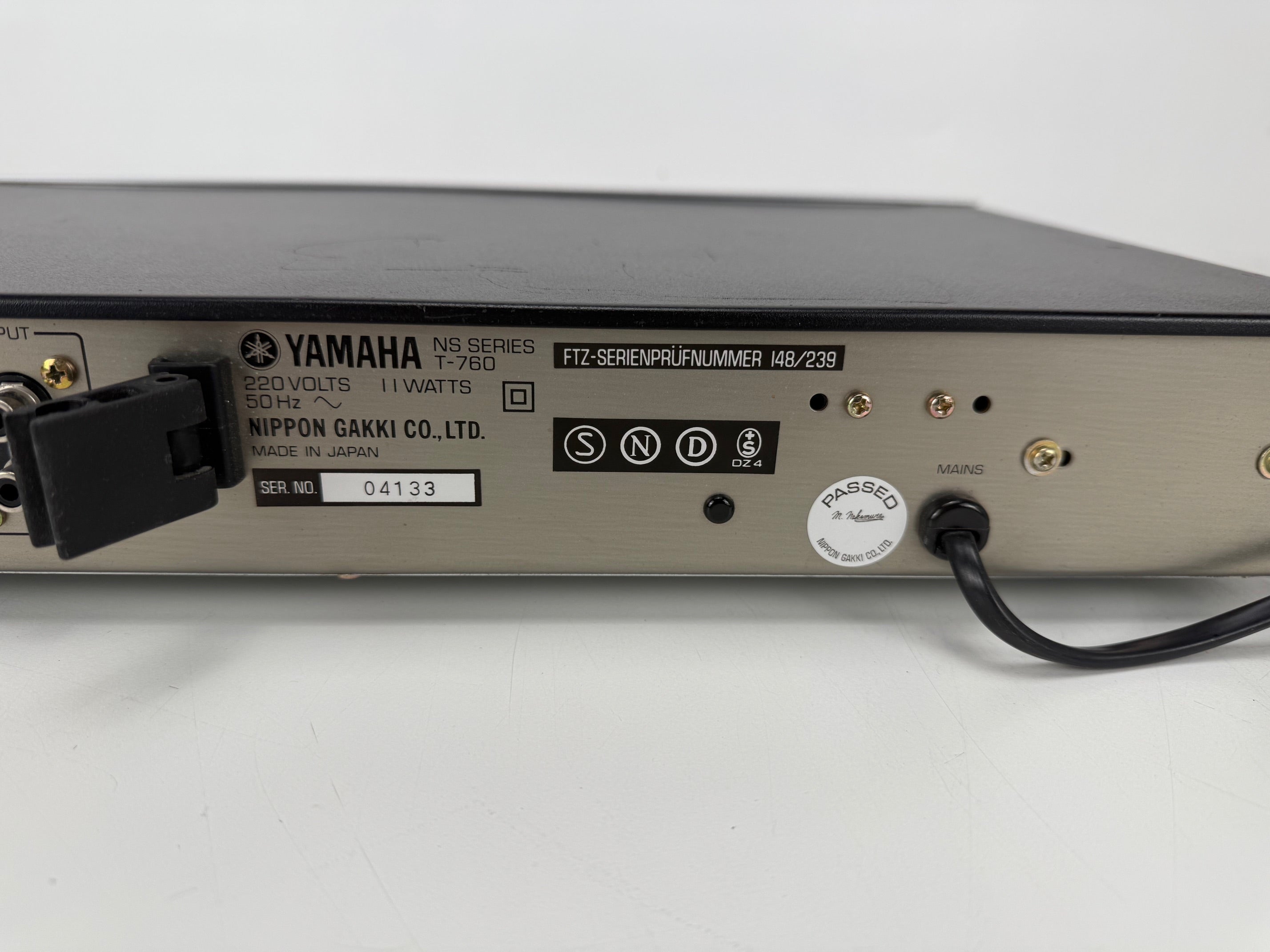 Yamaha T-760 Natural Sound AM/FM stereo tuner - volledig werkend