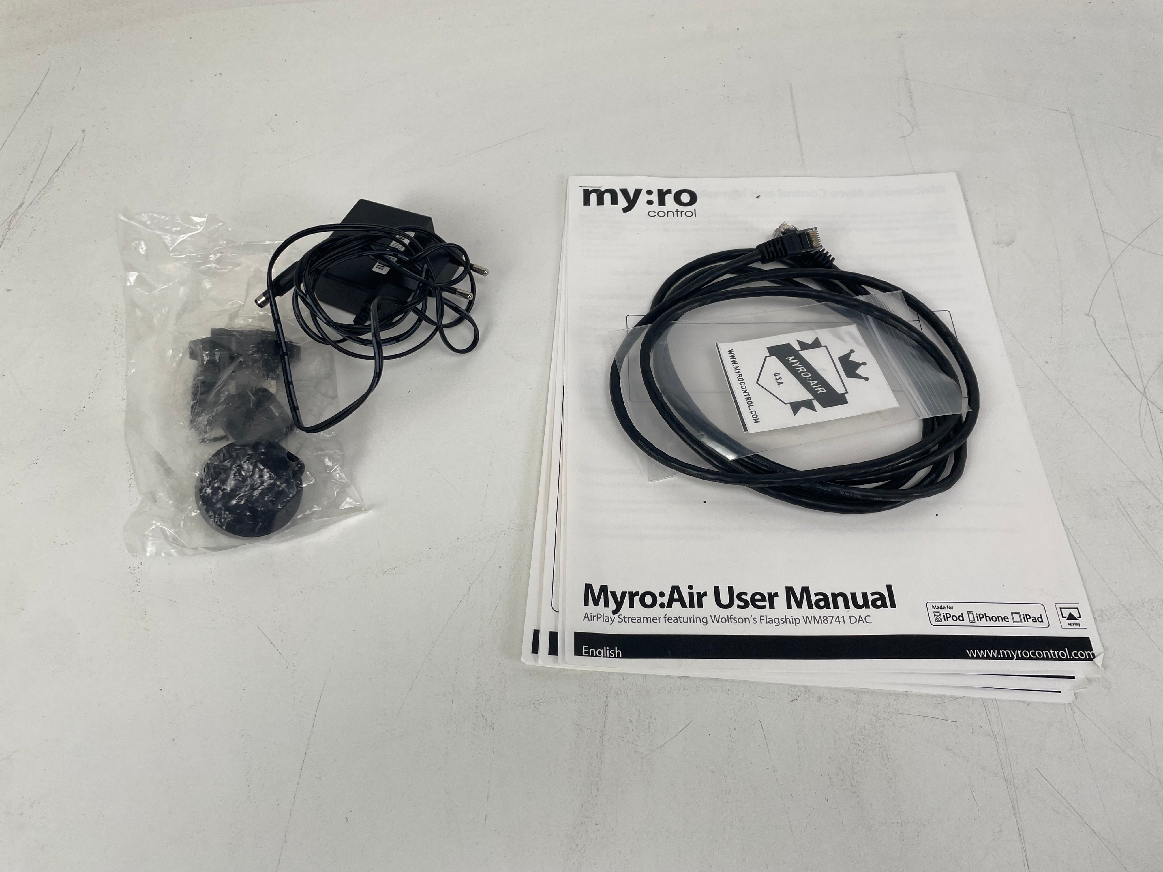 My:ro Control - Air - Airplay Audio Streamer - Inc. Original Box/Adapter/Manual/Accesoires