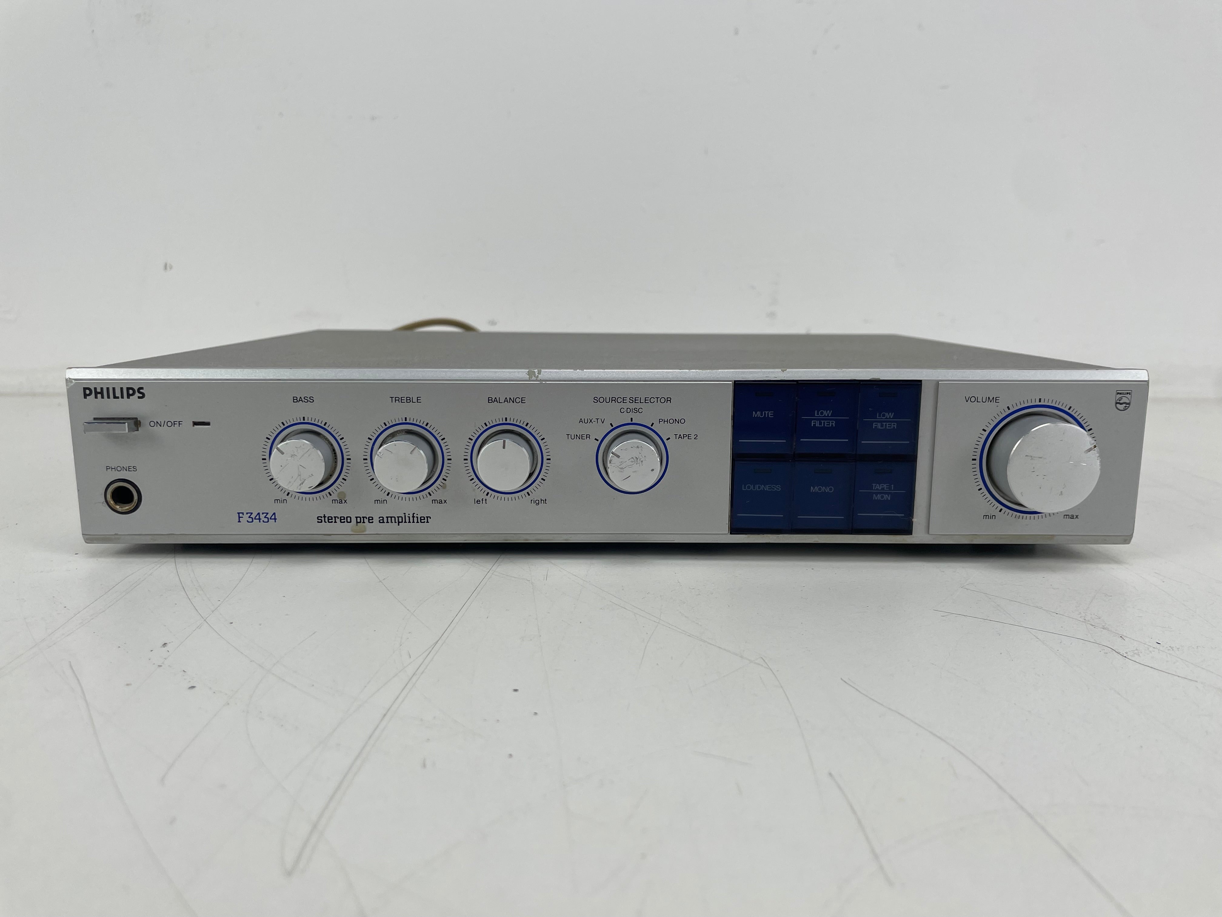 Philips - F3434/00 - Stereo Pre Amplifier - Serviced (cleaned/checked)