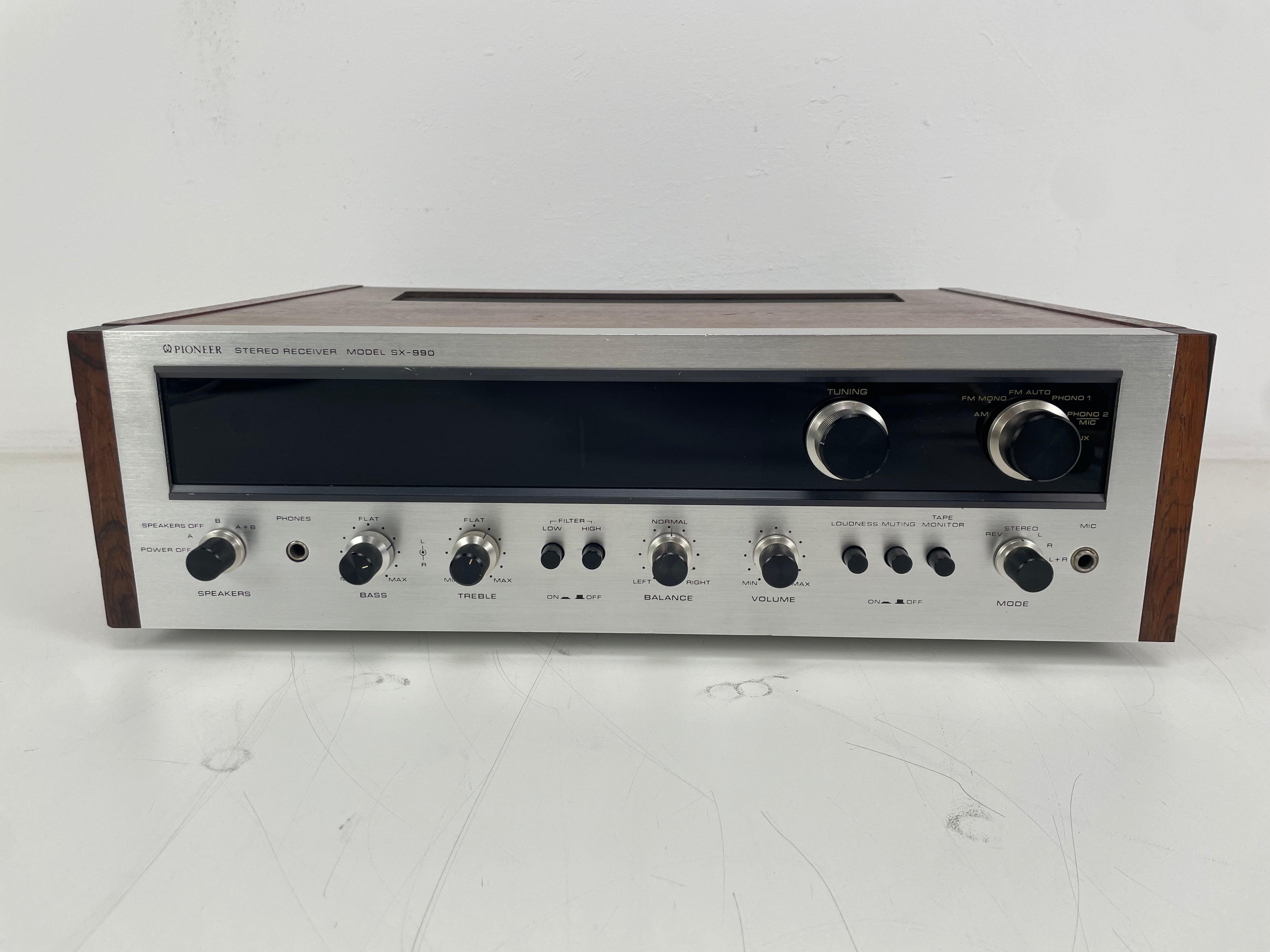 Pioneer - SX-990 - Stereo Receiver - Serviced (Repaired)