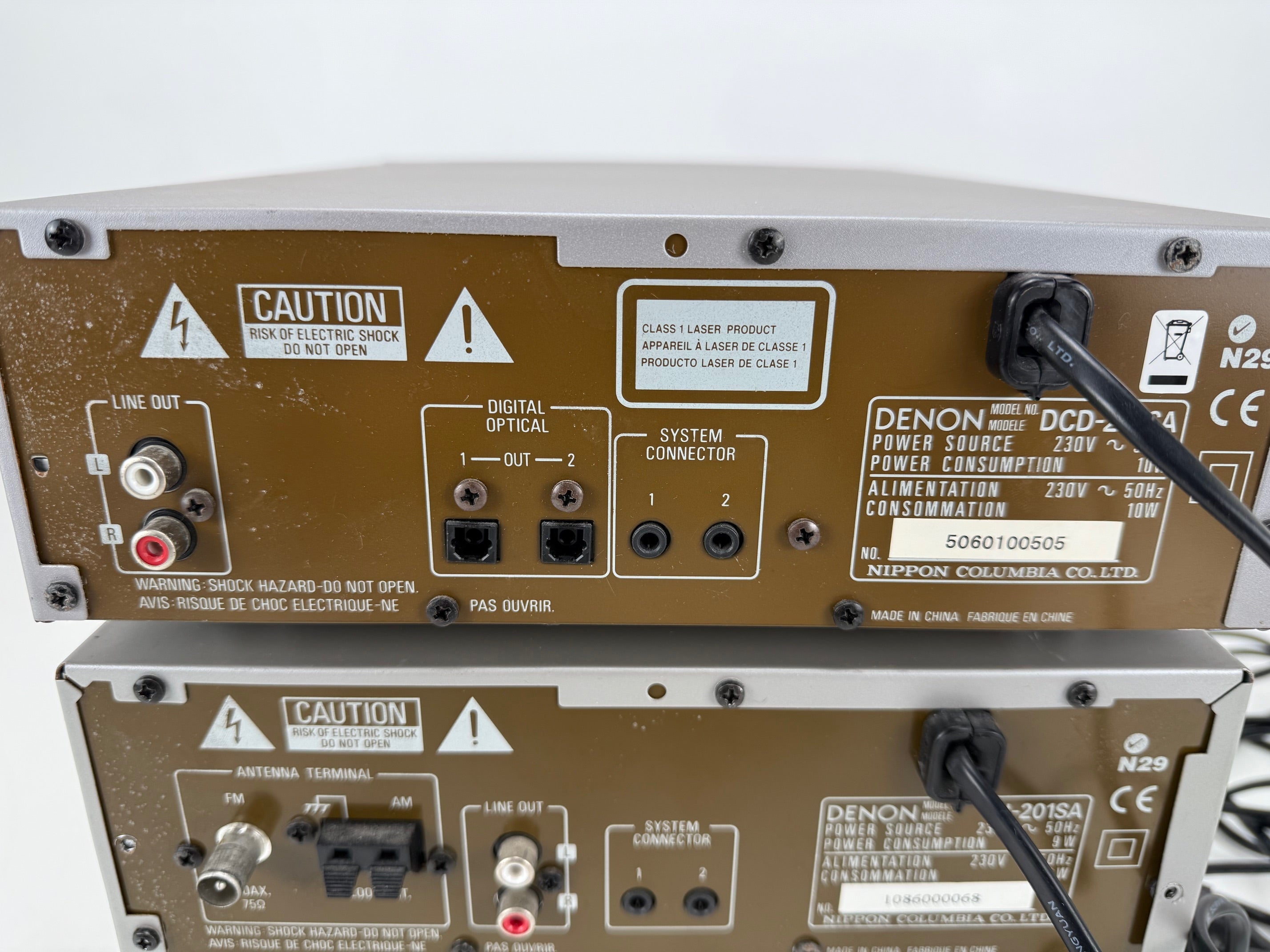 Denon DCD-201SA CD - Player / TU-201SA Tuner / PMA-201SA Amplifier Set