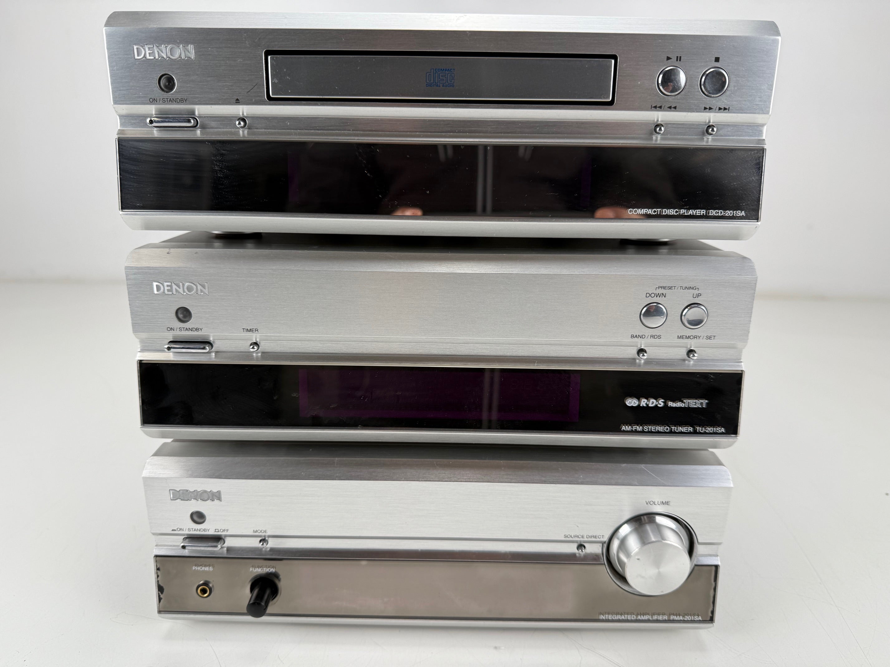 Denon DCD-201SA cd-speler / TU-201SA tuner / PMA-201SA versterkerset