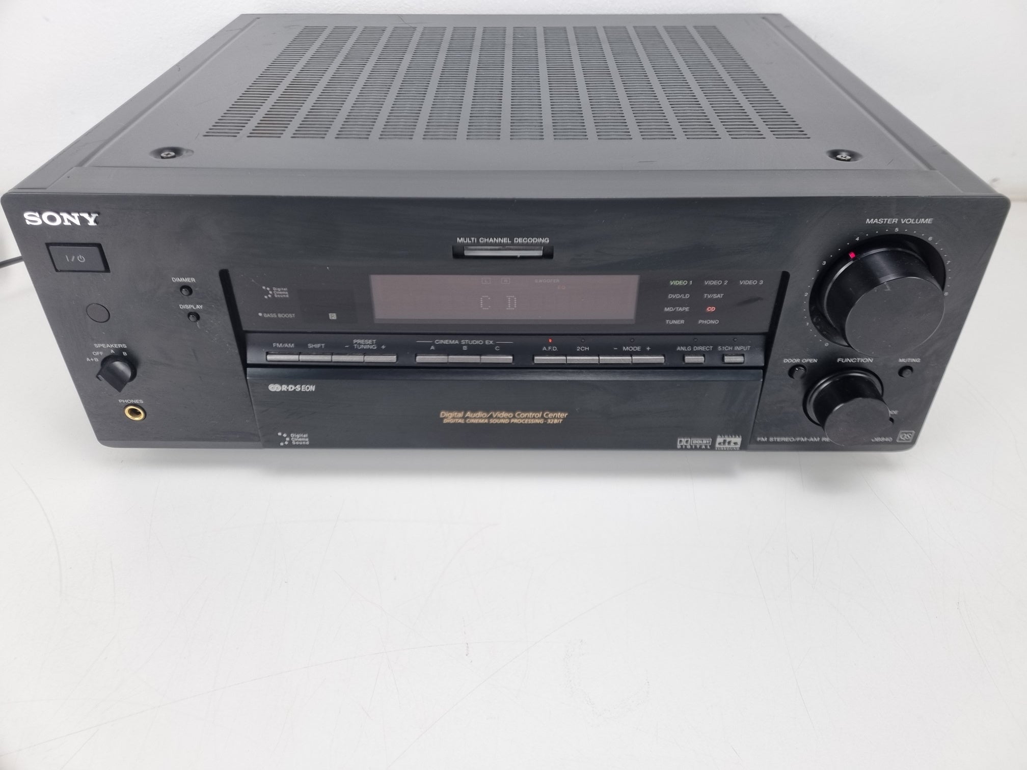 Sony STR-DB840  - FM Stereo/fm-am Receiver- Works ok - Coaxial Input is Damaged