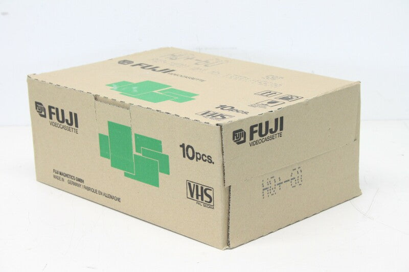 Fujifilm E-60 HQ+ - High Quality 60 Minutes VHS Videocassette, Box of 10 (No.3)