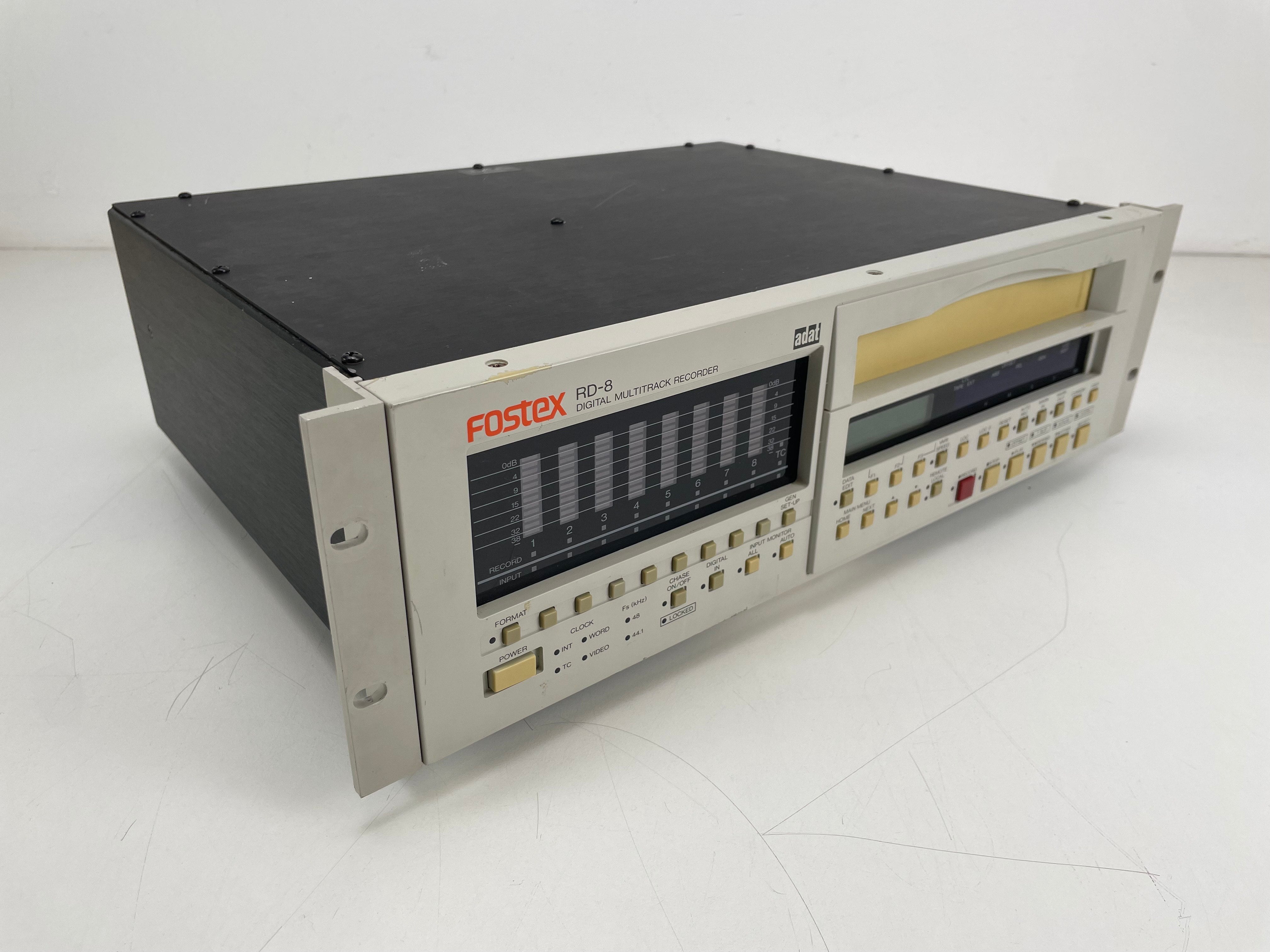 Fostex RD-8 ADAT 8-Track Digital Recorder – With Manual & 2 NOS ADAT's