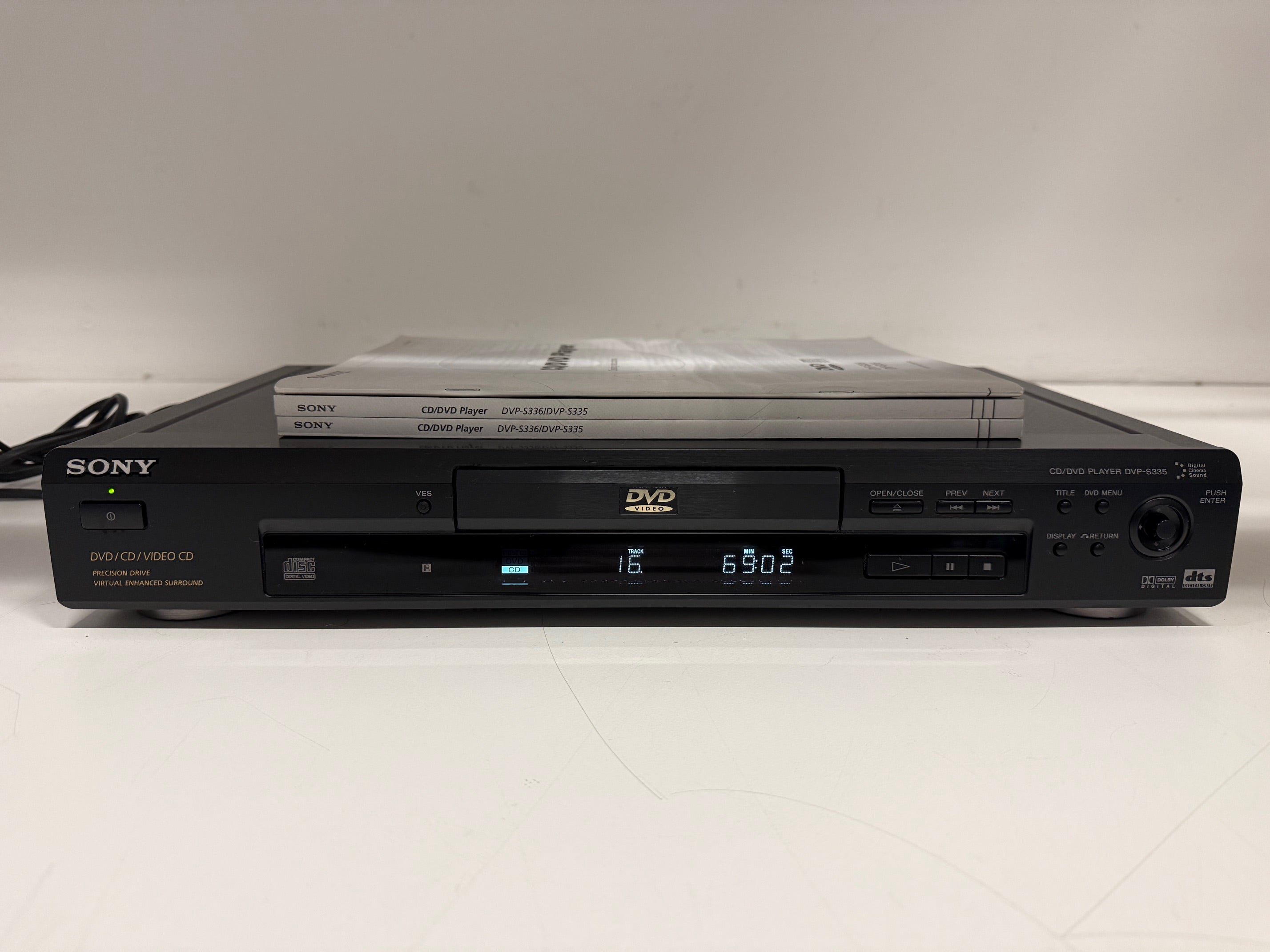 Sony DVP-S335 cd/dvd-speler - Originele handleidingen