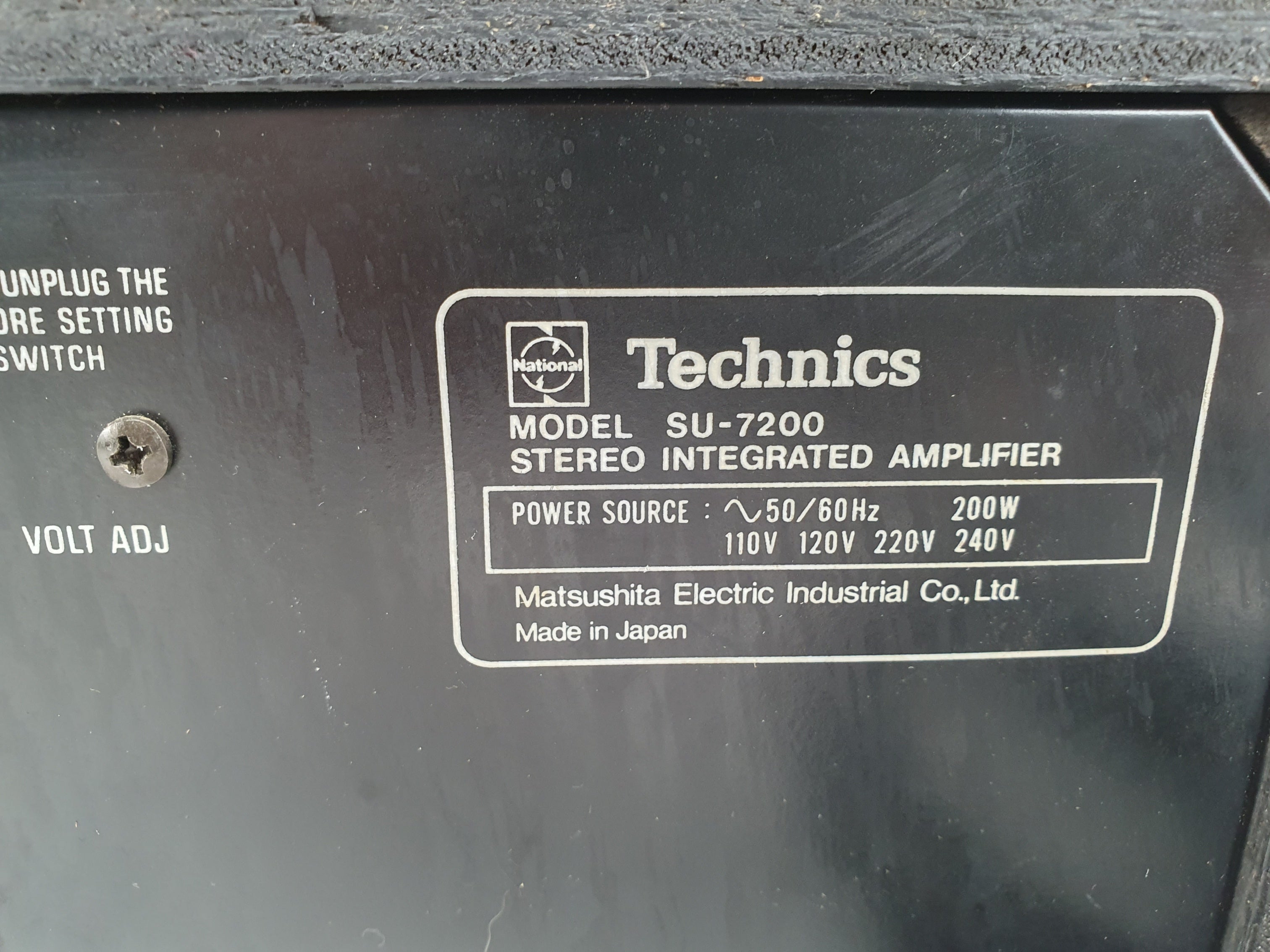 Technics ST-7200 tuner - SU-7200 geïntegreerde versterker - Mooie set