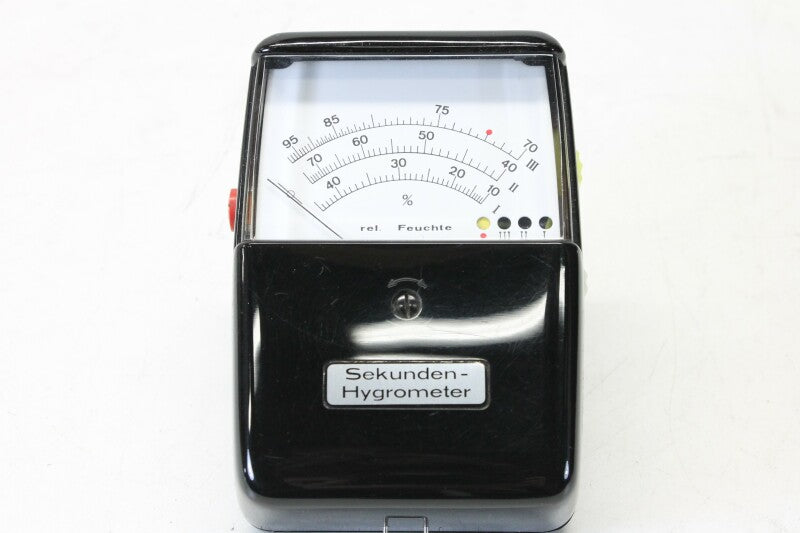 Gossen Seconds - Hygrometer in Leather Case