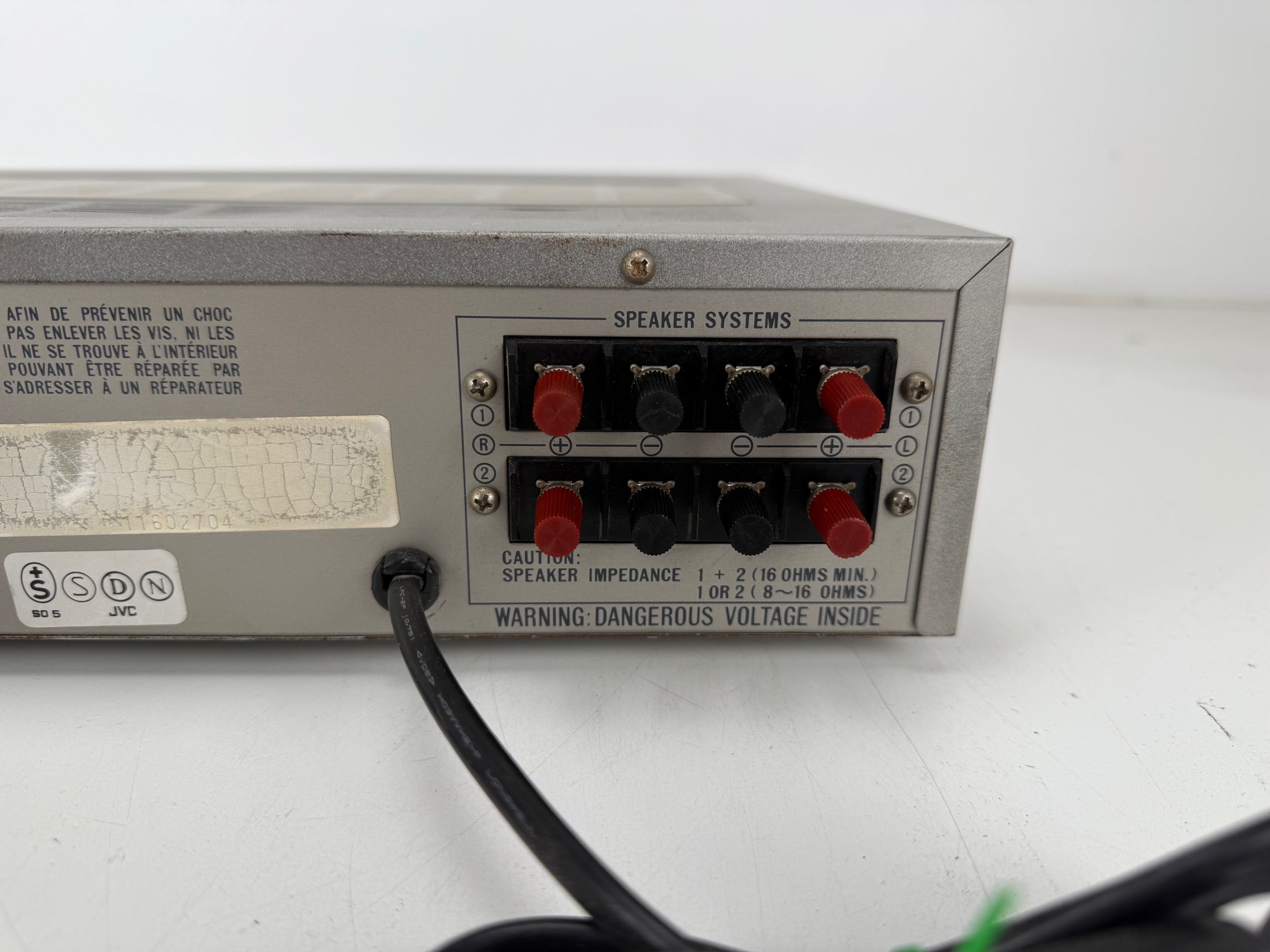JVC R-2X Synthesizer Stereo Receiver