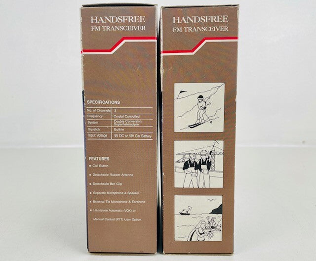 Handsfree FM Transceiver Set (New Old Stock) - In Box!